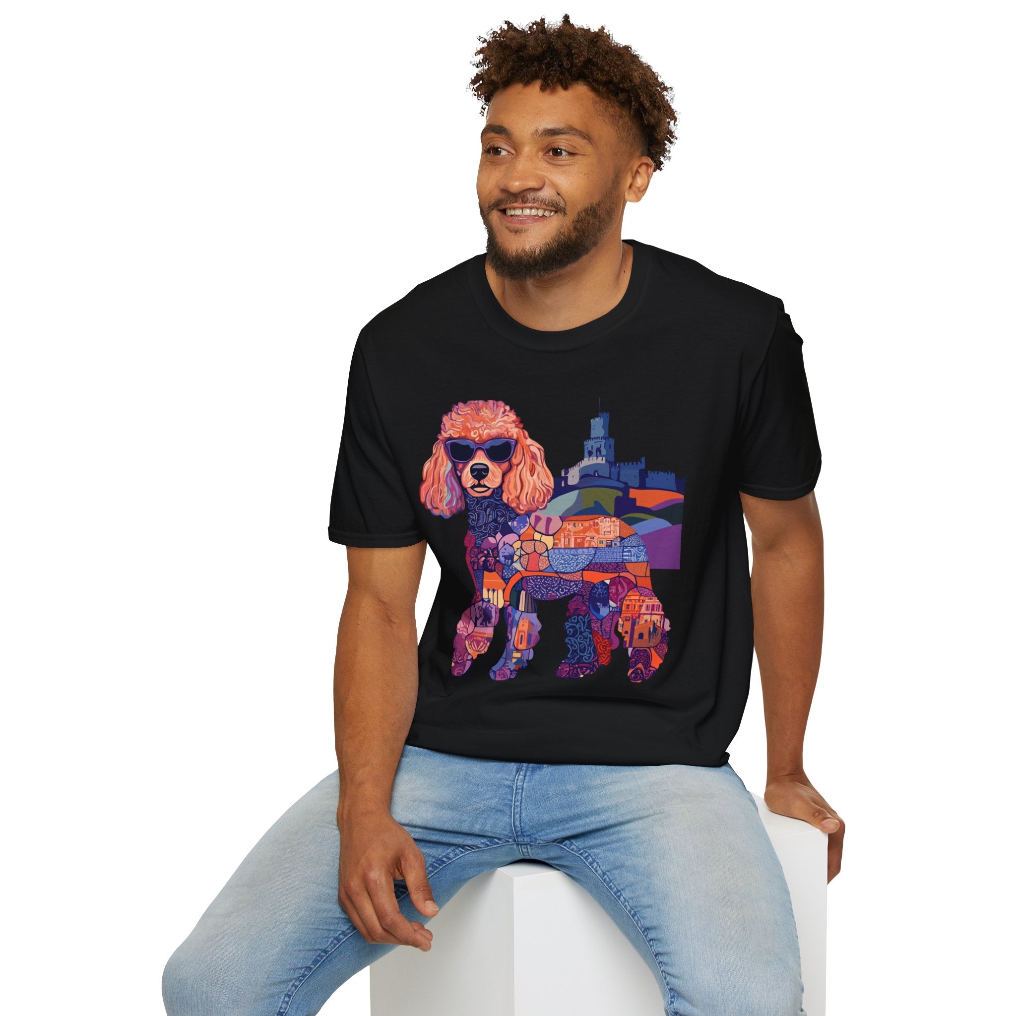 “Pawliament Heritage” Royal Mosaic Tee – Unisex Softstyle Vintage Vibes