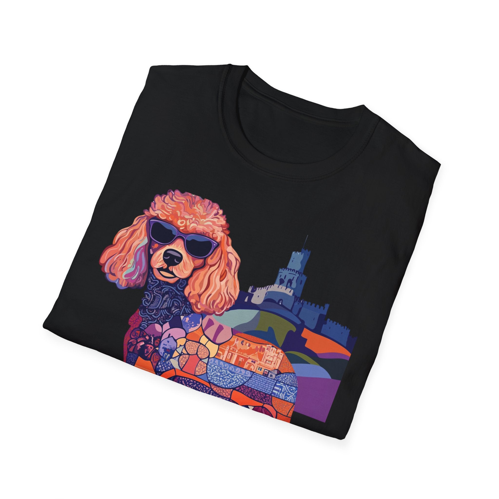“Pawliament Heritage” Royal Mosaic Tee – Unisex Softstyle Vintage Vibes