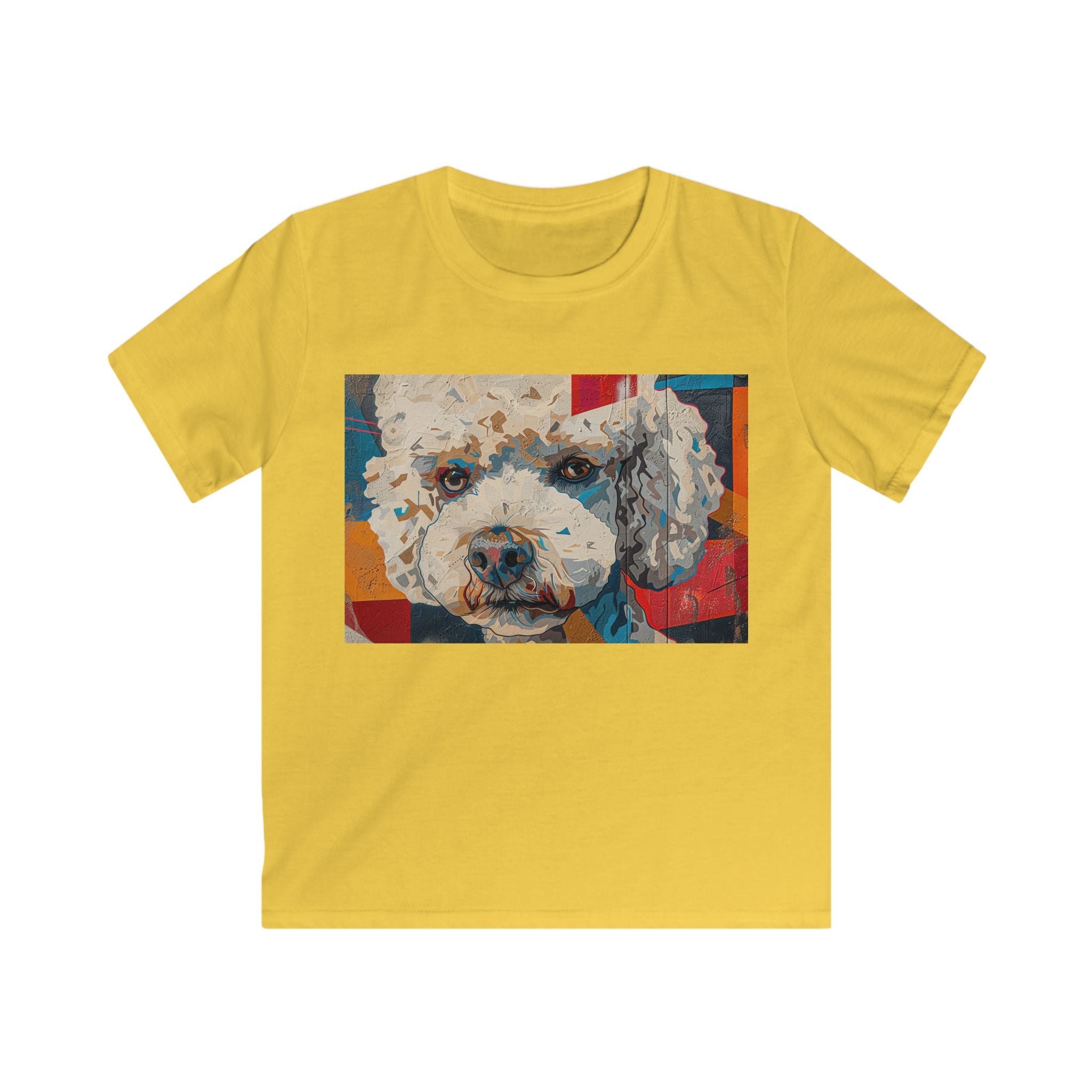 “Barkside Murals” – Kids’ Street Art Poodle Tee