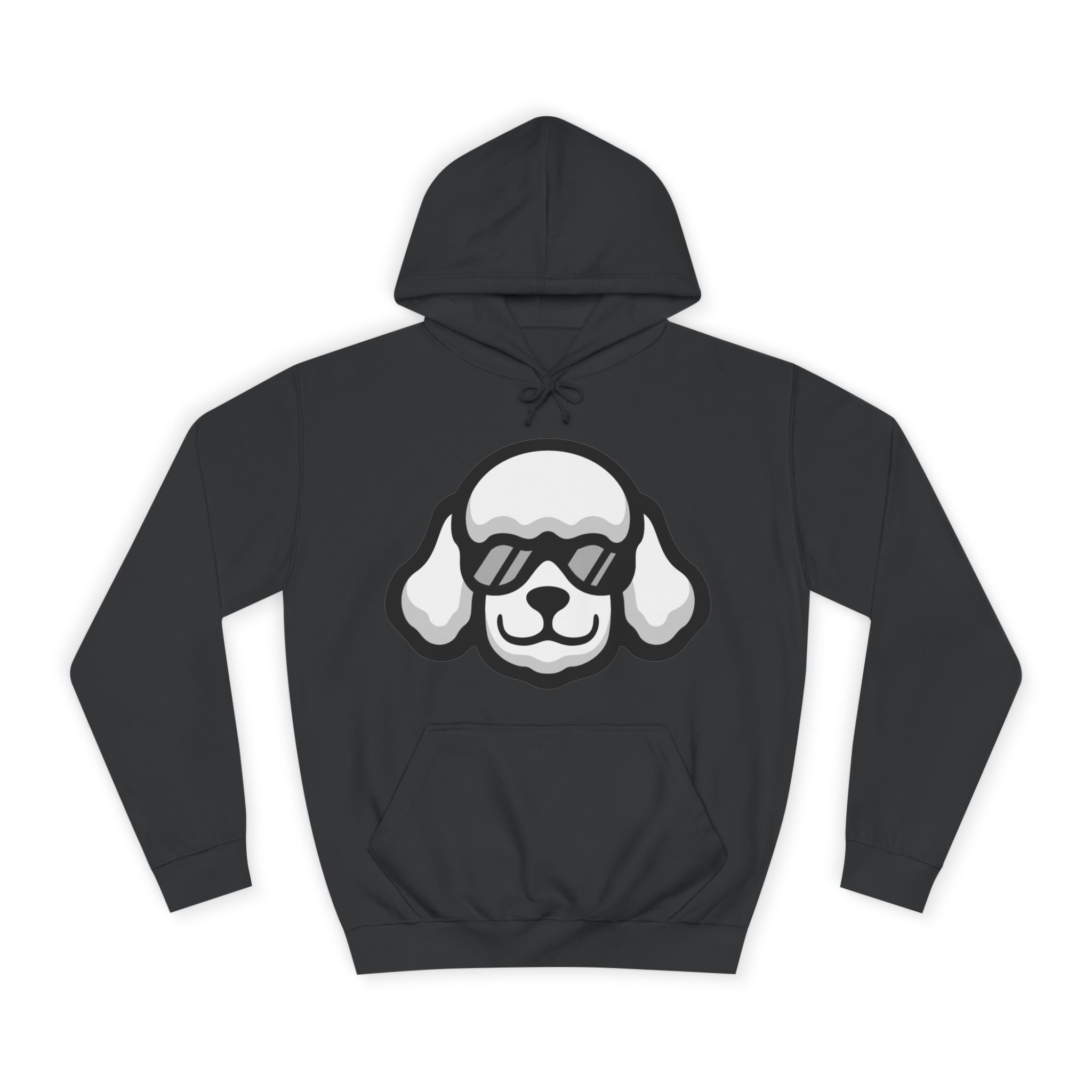 Chill Poodle Hoodie – Unisex College Hoodie | Cozy Dog-Lover Gift | Poodleface Original