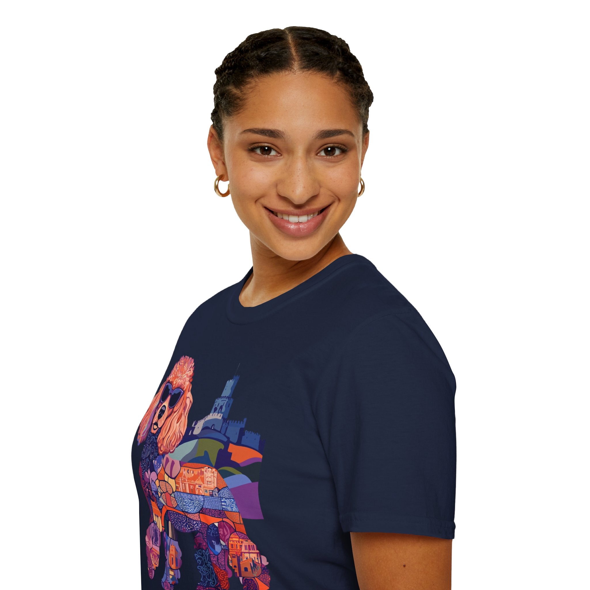 “Pawliament Heritage” Royal Mosaic Tee – Unisex Softstyle Vintage Vibes