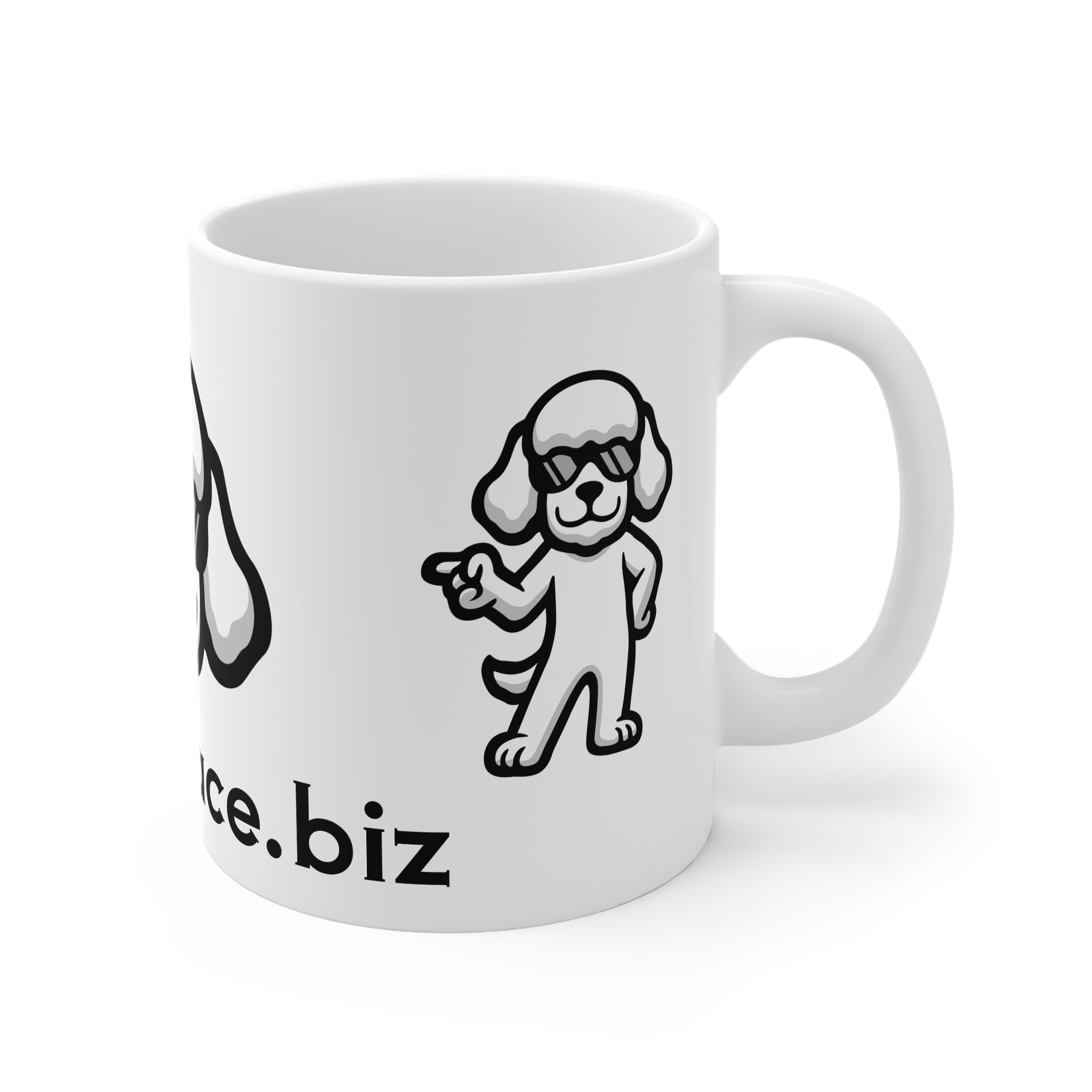 Poodle Mug – Cute Dog Coffee Cup (325ml) | Funny Poodle Gift for Dog Lovers, Kids & Pet Parents | Poodleface Original