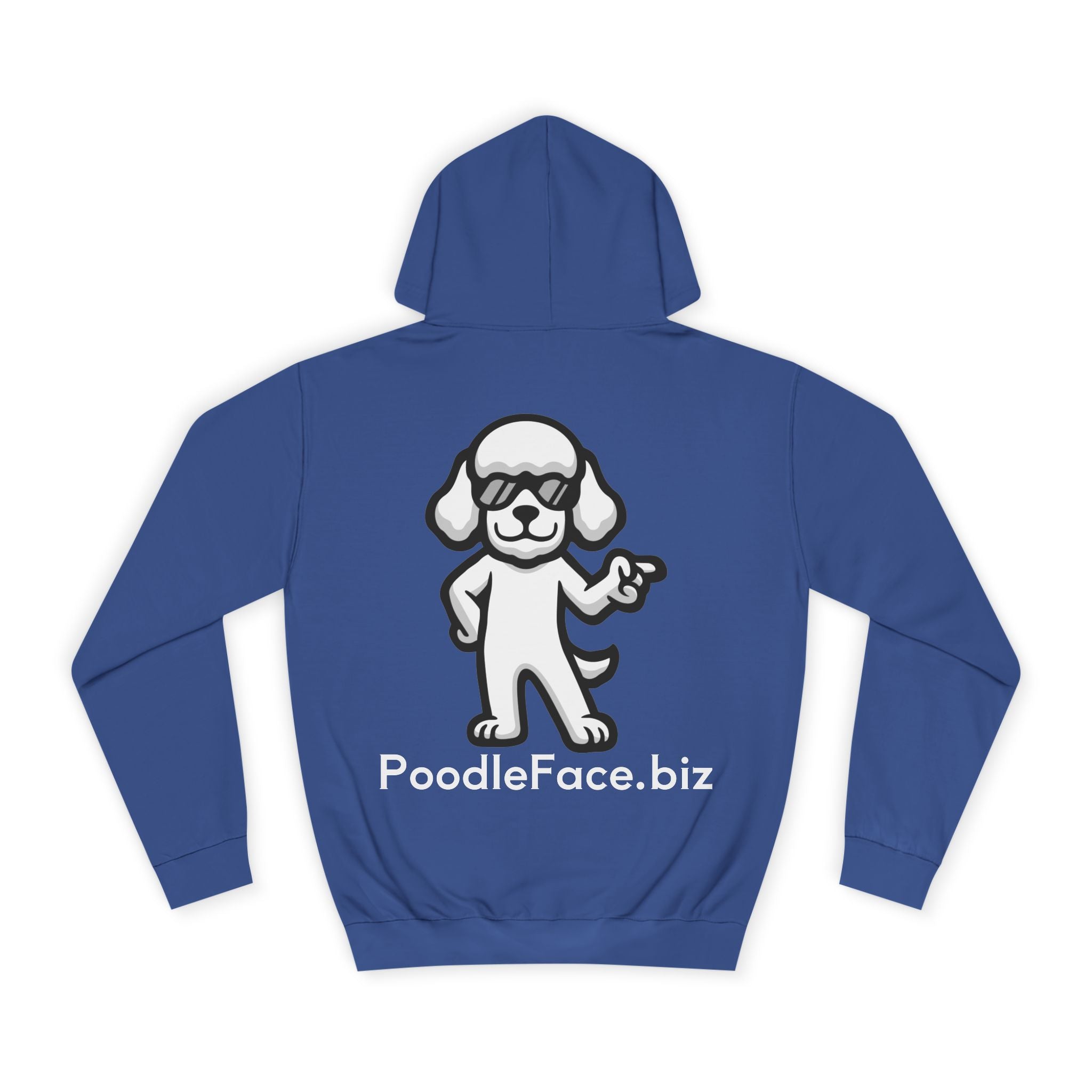 Chill Poodle Hoodie – Unisex College Hoodie | Cozy Dog-Lover Gift | Poodleface Original