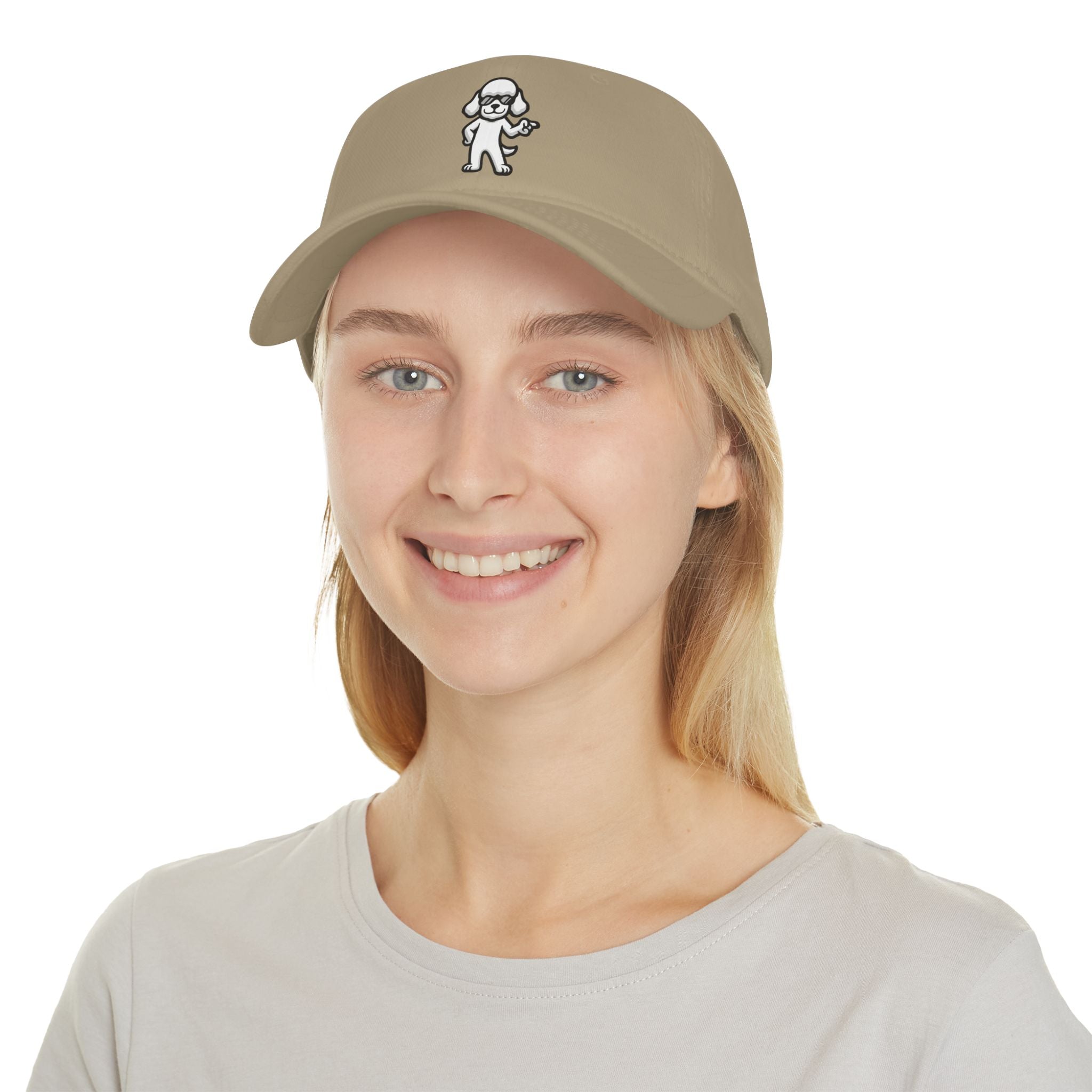 Low Profile Baseball Cap – Minimalist Dog Lover Hat | Adjustable Unisex Fit | Poodleface Original