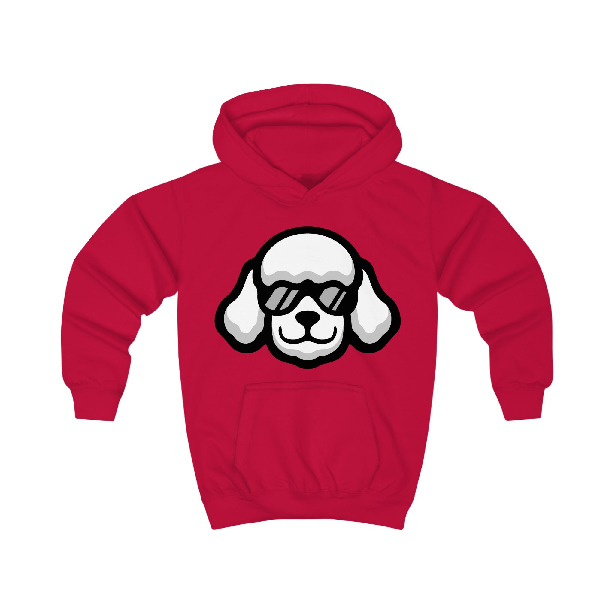 Cool Poodle Kids Hoodie – Cartoon Dog Sweatshirt | Soft, Fun Gift for Dog-Loving Kids | Poodleface Original