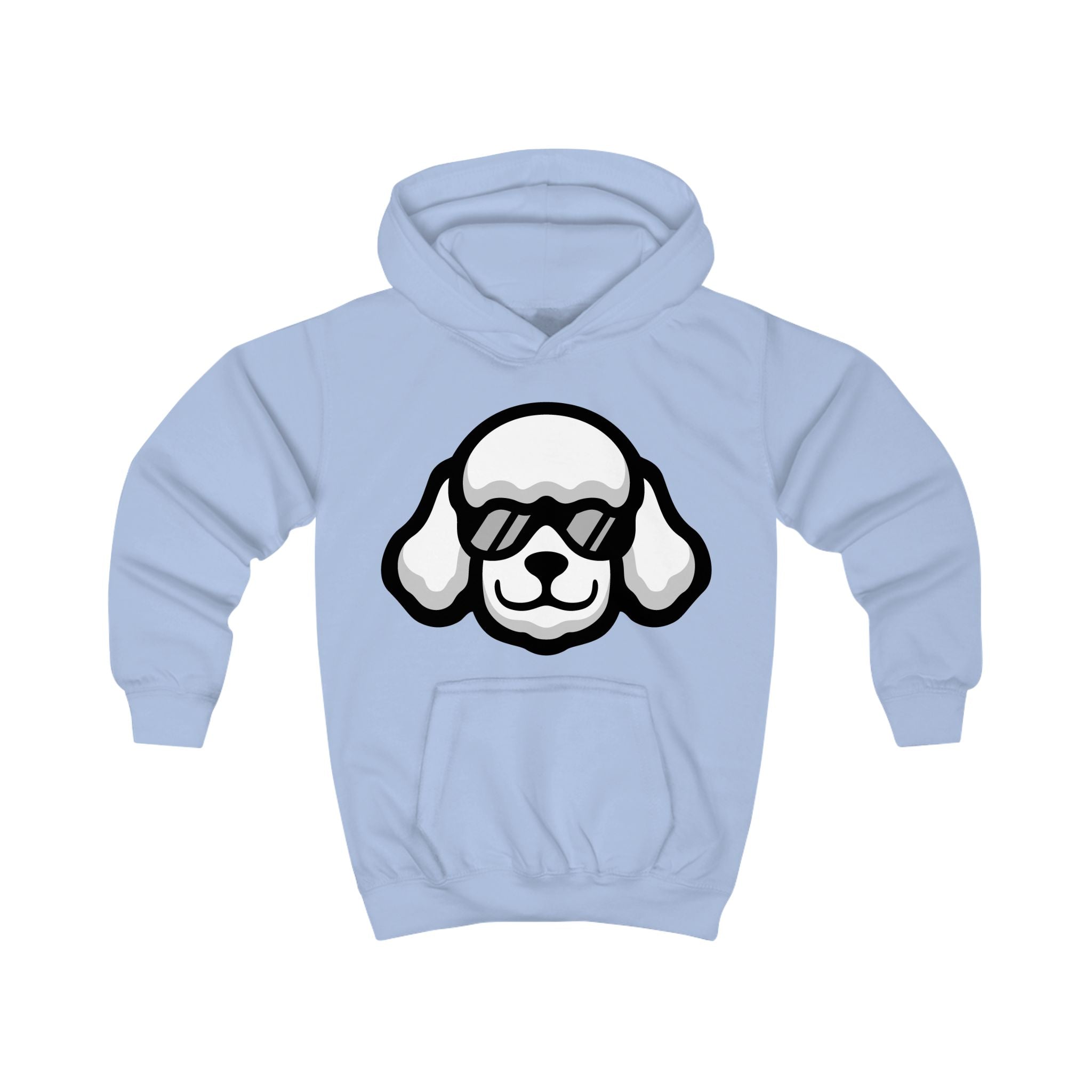 Cool Poodle Kids Hoodie – Cartoon Dog Sweatshirt | Soft, Fun Gift for Dog-Loving Kids | Poodleface Original