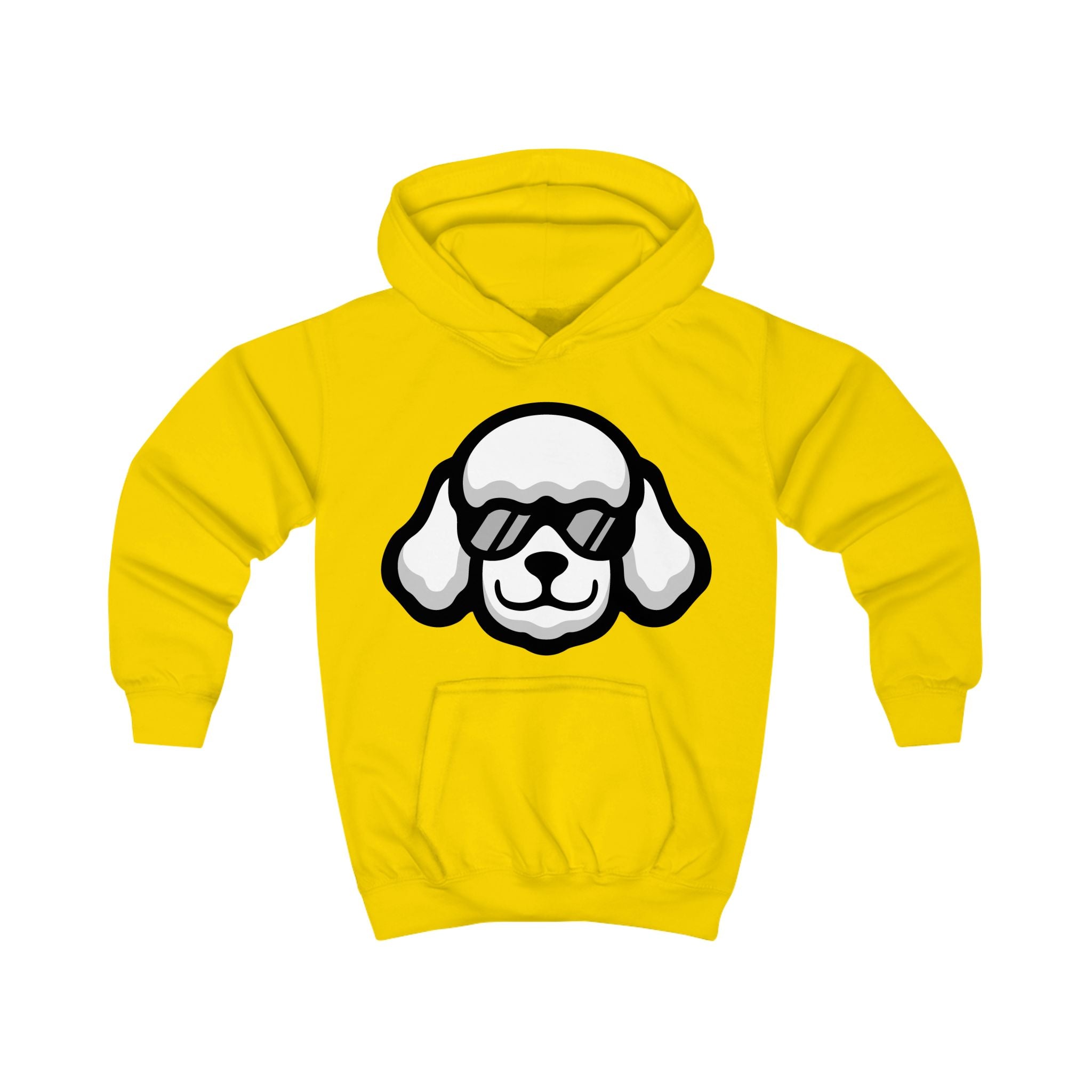 Cool Poodle Kids Hoodie – Cartoon Dog Sweatshirt | Soft, Fun Gift for Dog-Loving Kids | Poodleface Original