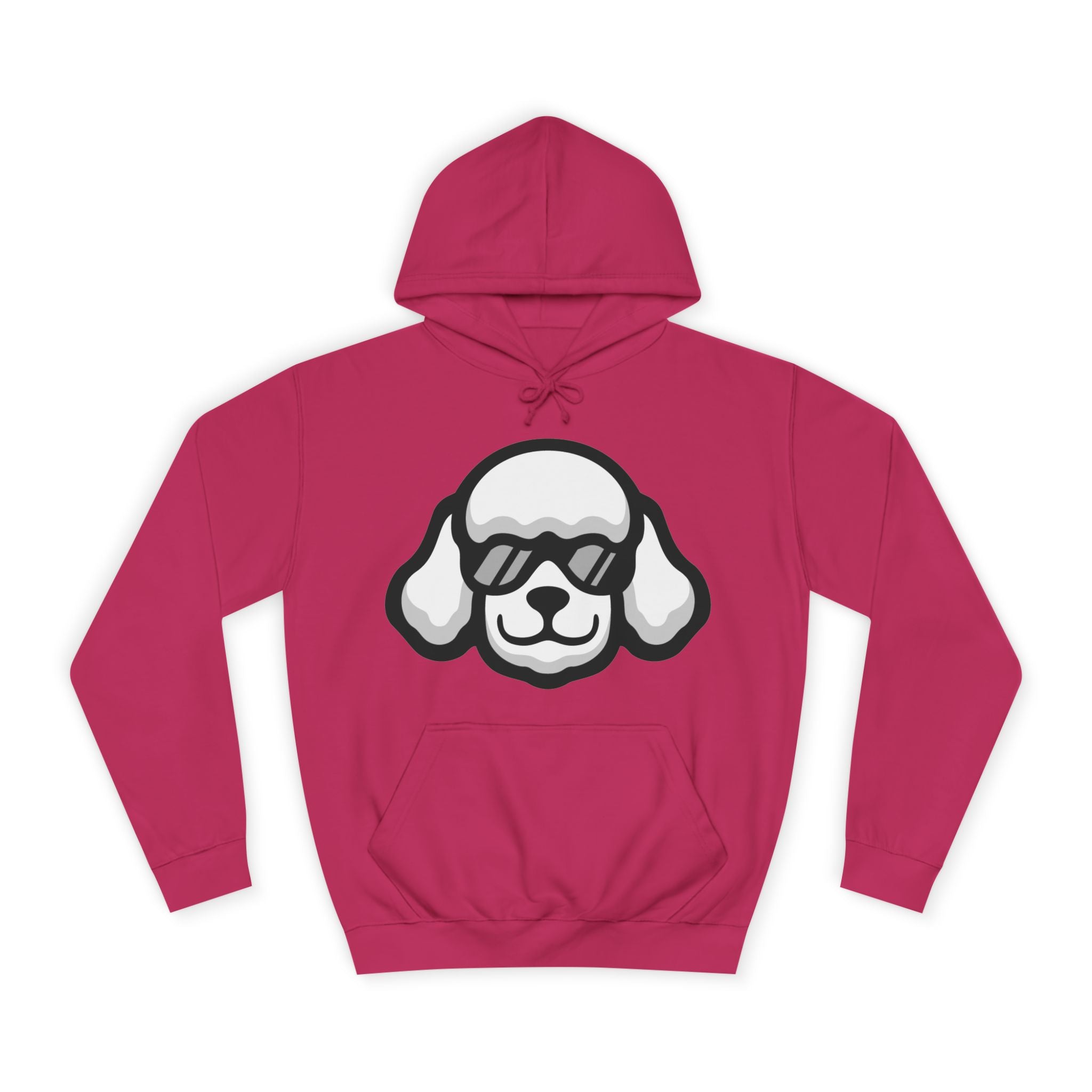 Chill Poodle Hoodie – Unisex College Hoodie | Cozy Dog-Lover Gift | Poodleface Original