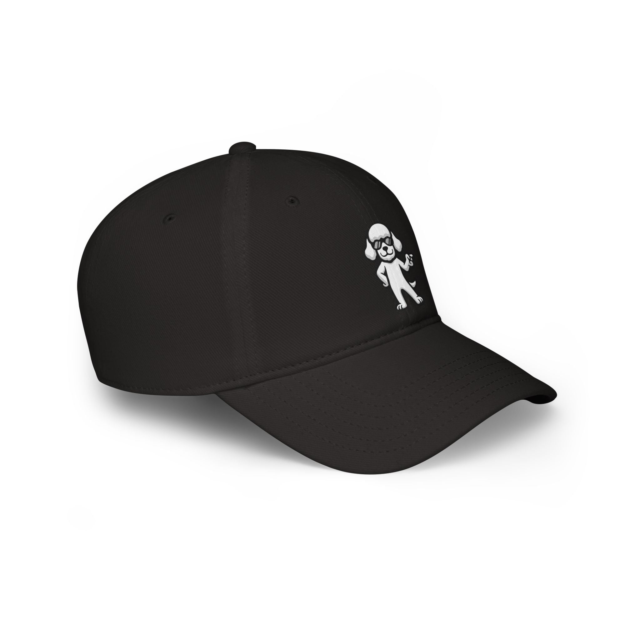 Low Profile Baseball Cap – Minimalist Dog Lover Hat | Adjustable Unisex Fit | Poodleface Original