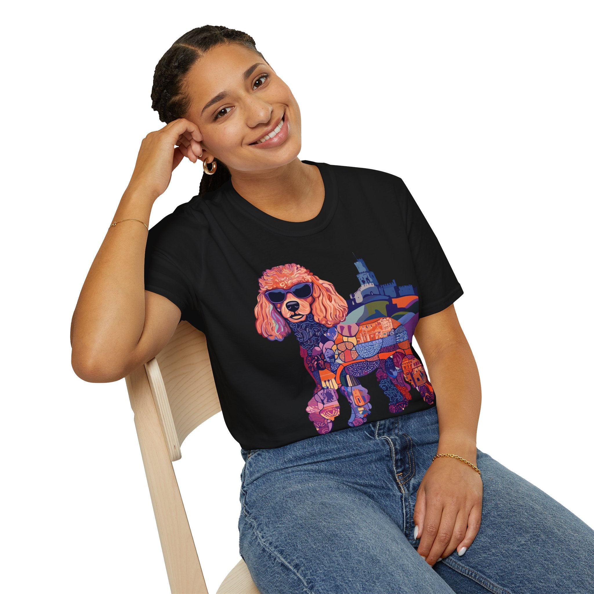 “Pawliament Heritage” Royal Mosaic Tee – Unisex Softstyle Vintage Vibes