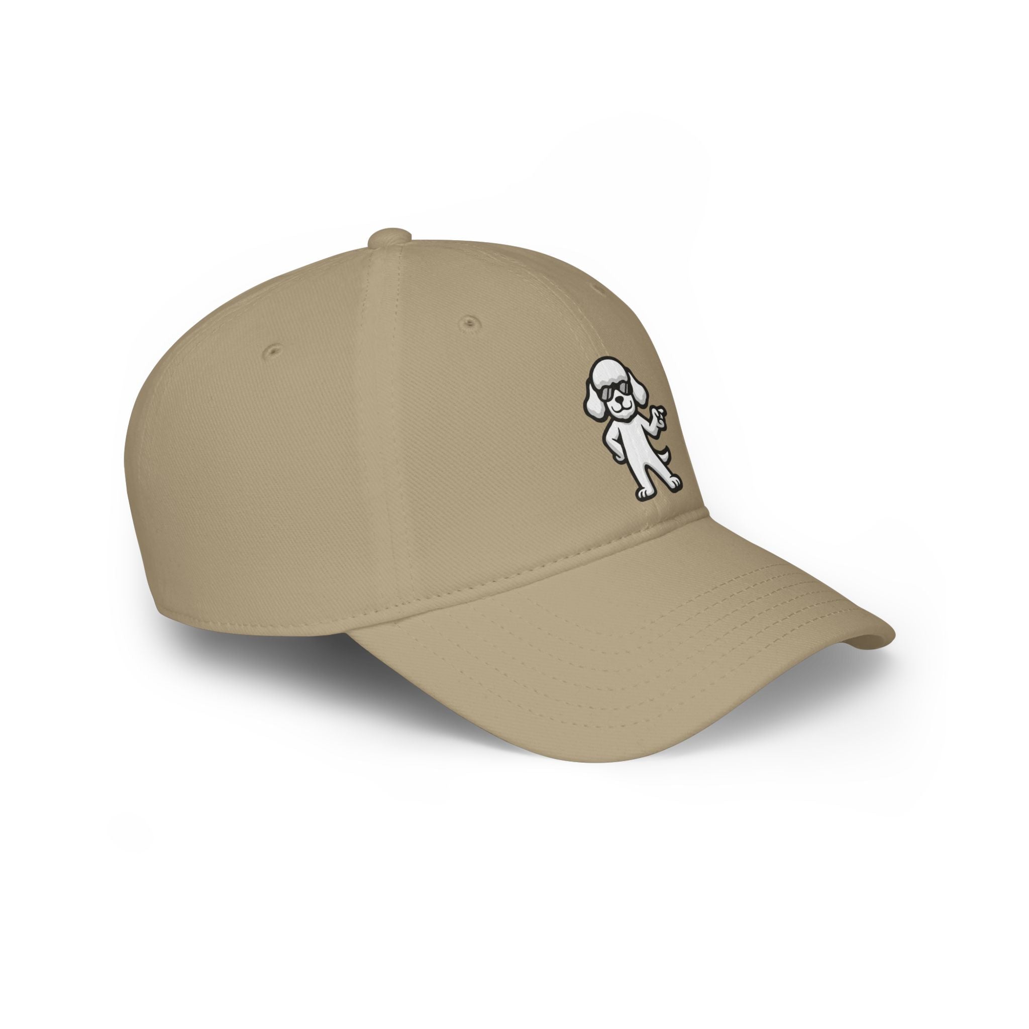 Low Profile Baseball Cap – Minimalist Dog Lover Hat | Adjustable Unisex Fit | Poodleface Original