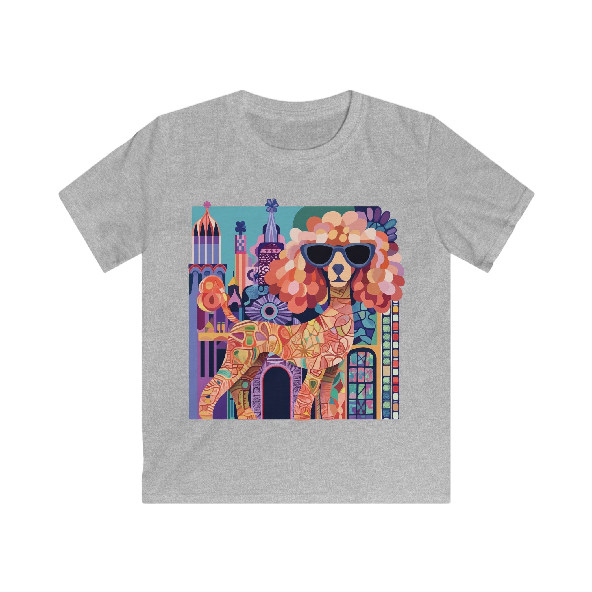 “Pop Poodle City” – Kids’ Glam Pop Art Tee