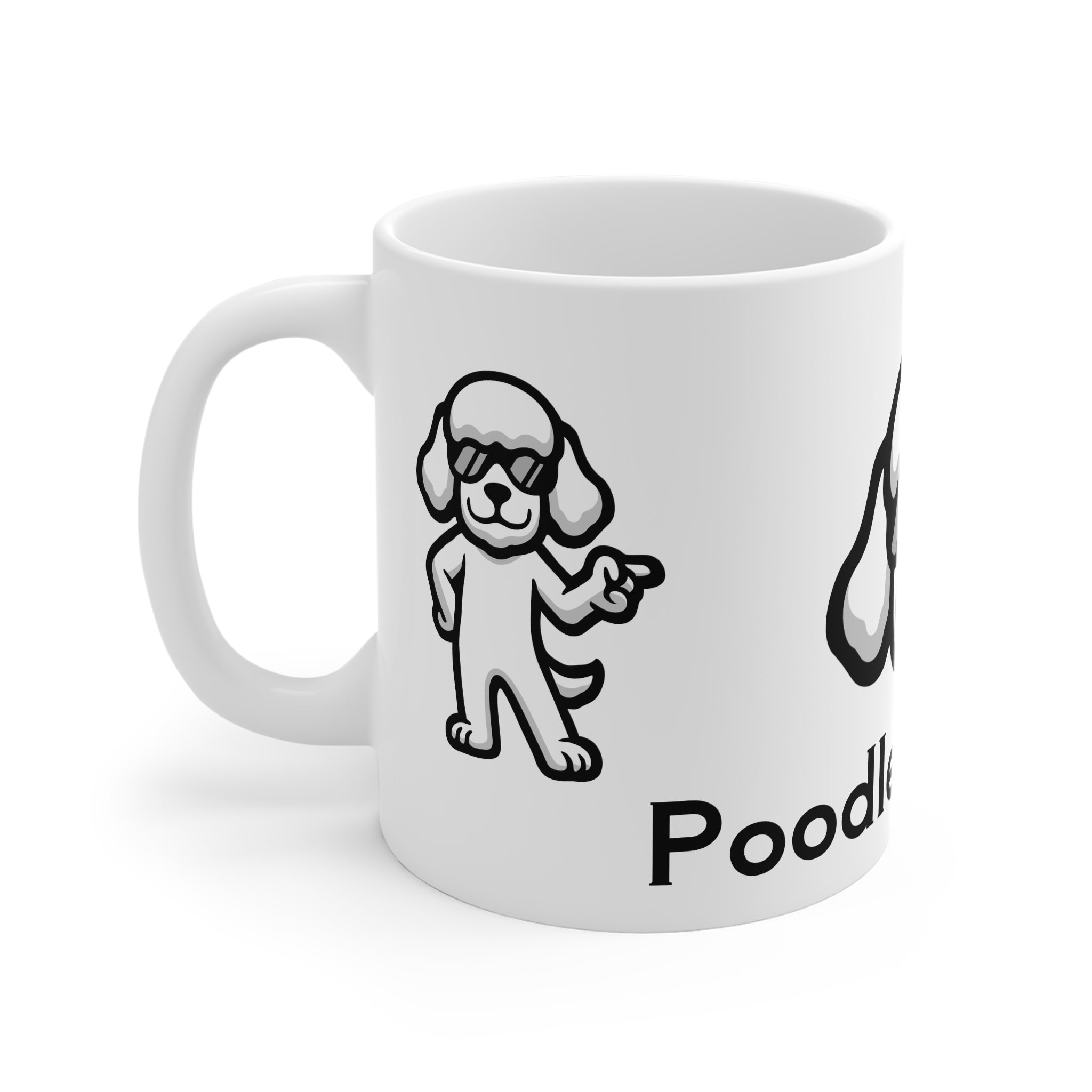 Poodle Mug – Cute Dog Coffee Cup (325ml) | Funny Poodle Gift for Dog Lovers, Kids & Pet Parents | Poodleface Original