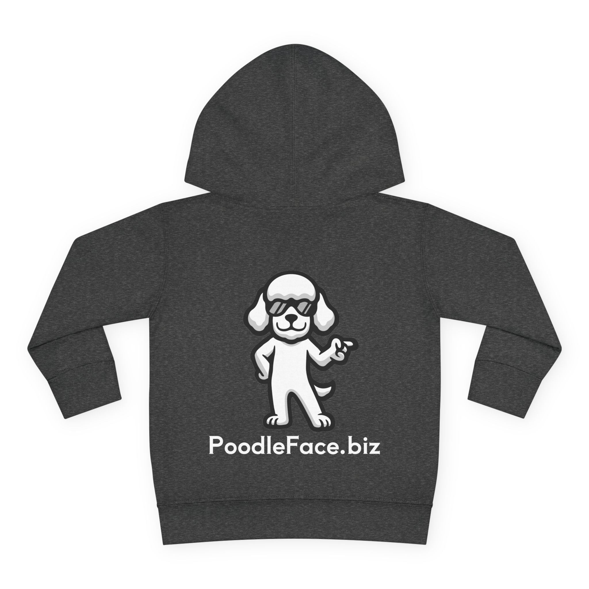 Adorable Toddler Pullover Fleece Hoodie – Cozy Cartoon Dog Hoodie | Cute Gift for Toddlers | Poodleface Original