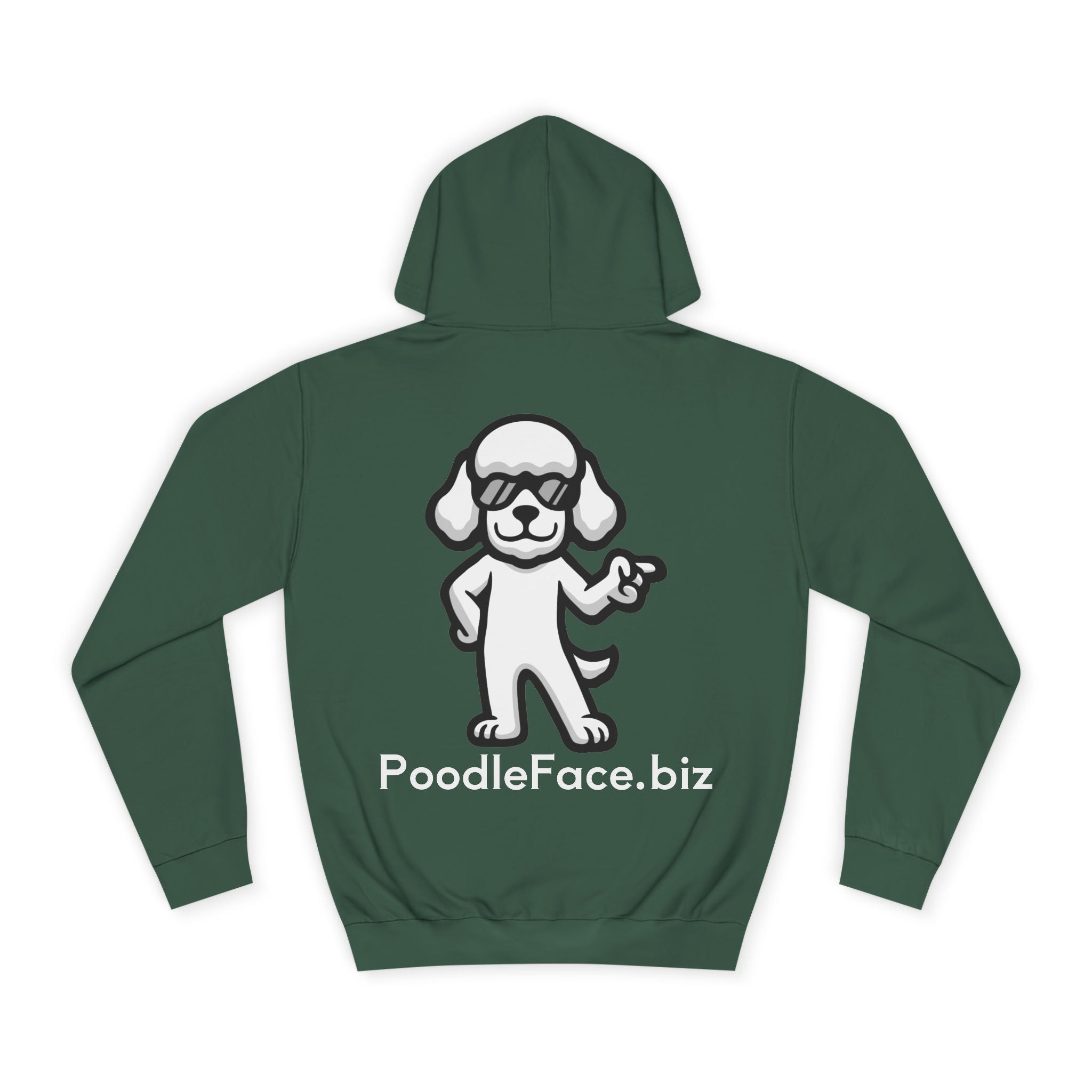 Chill Poodle Hoodie – Unisex College Hoodie | Cozy Dog-Lover Gift | Poodleface Original