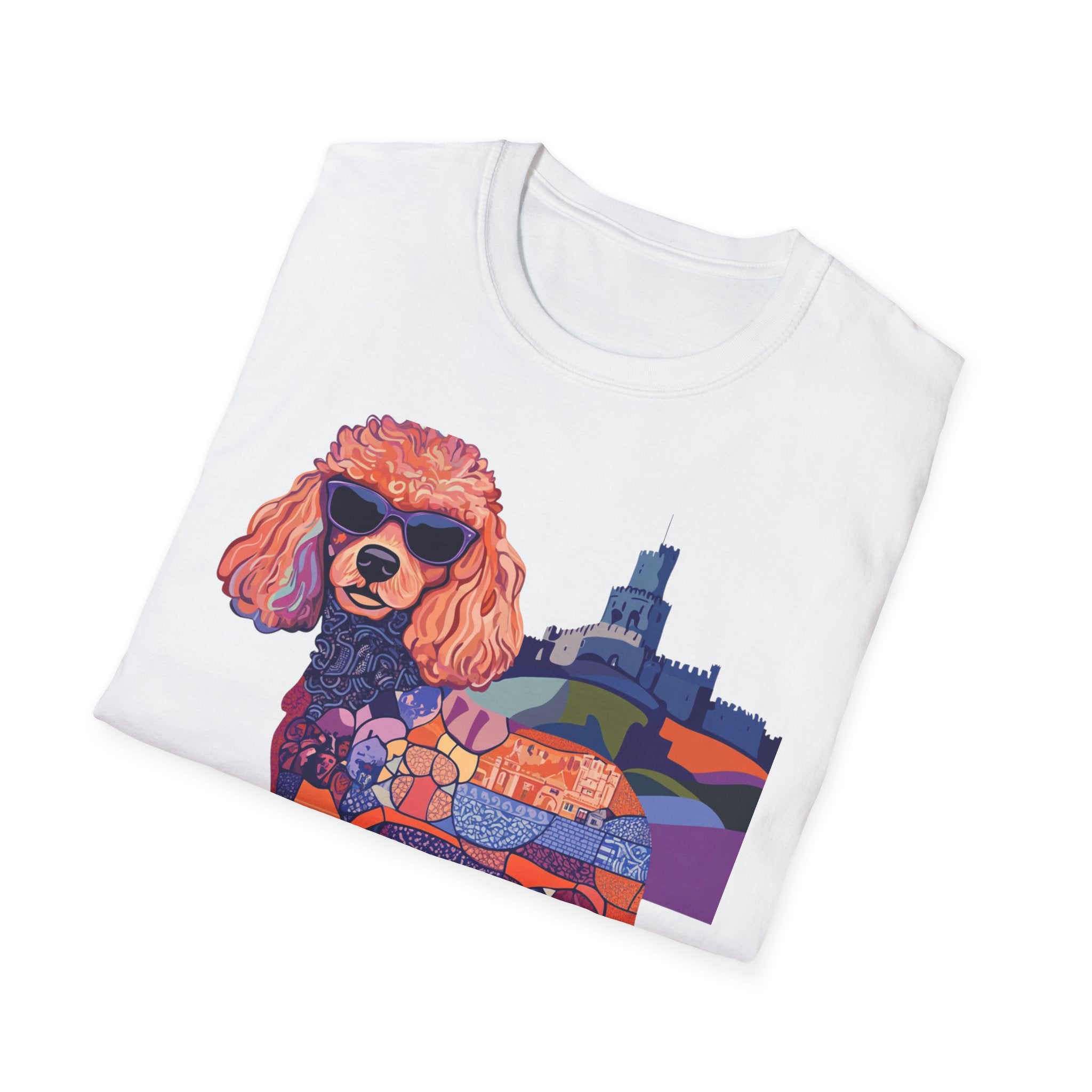 “Pawliament Heritage” Royal Mosaic Tee – Unisex Softstyle Vintage Vibes