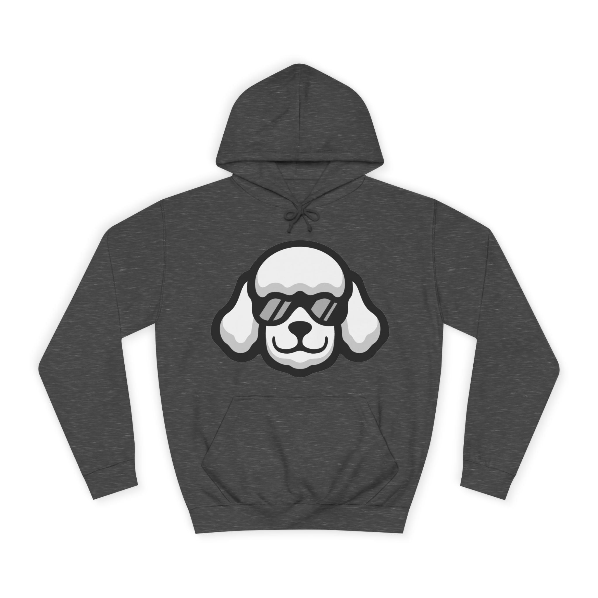 Chill Poodle Hoodie – Unisex College Hoodie | Cozy Dog-Lover Gift | Poodleface Original