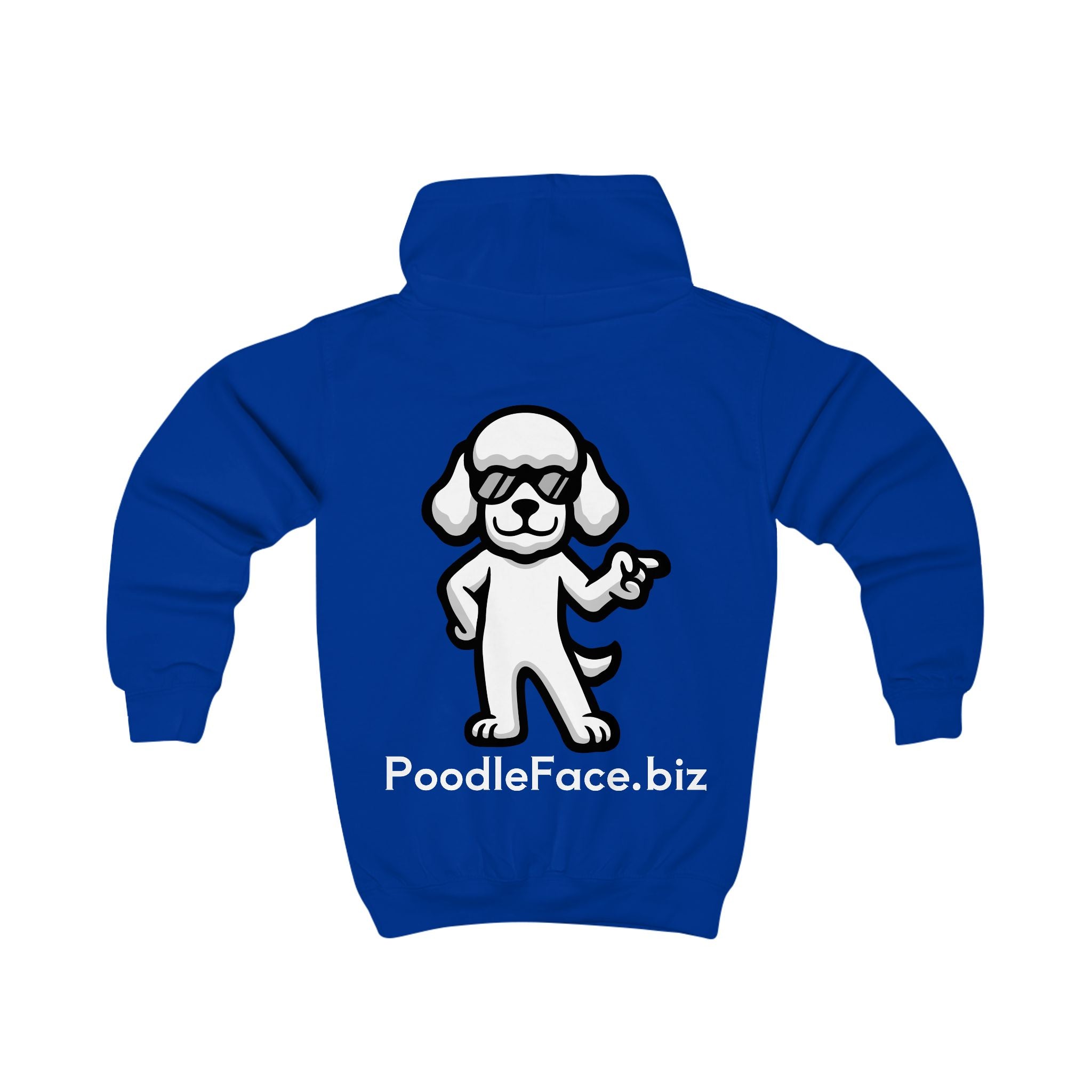 Cool Poodle Kids Hoodie – Cartoon Dog Sweatshirt | Soft, Fun Gift for Dog-Loving Kids | Poodleface Original