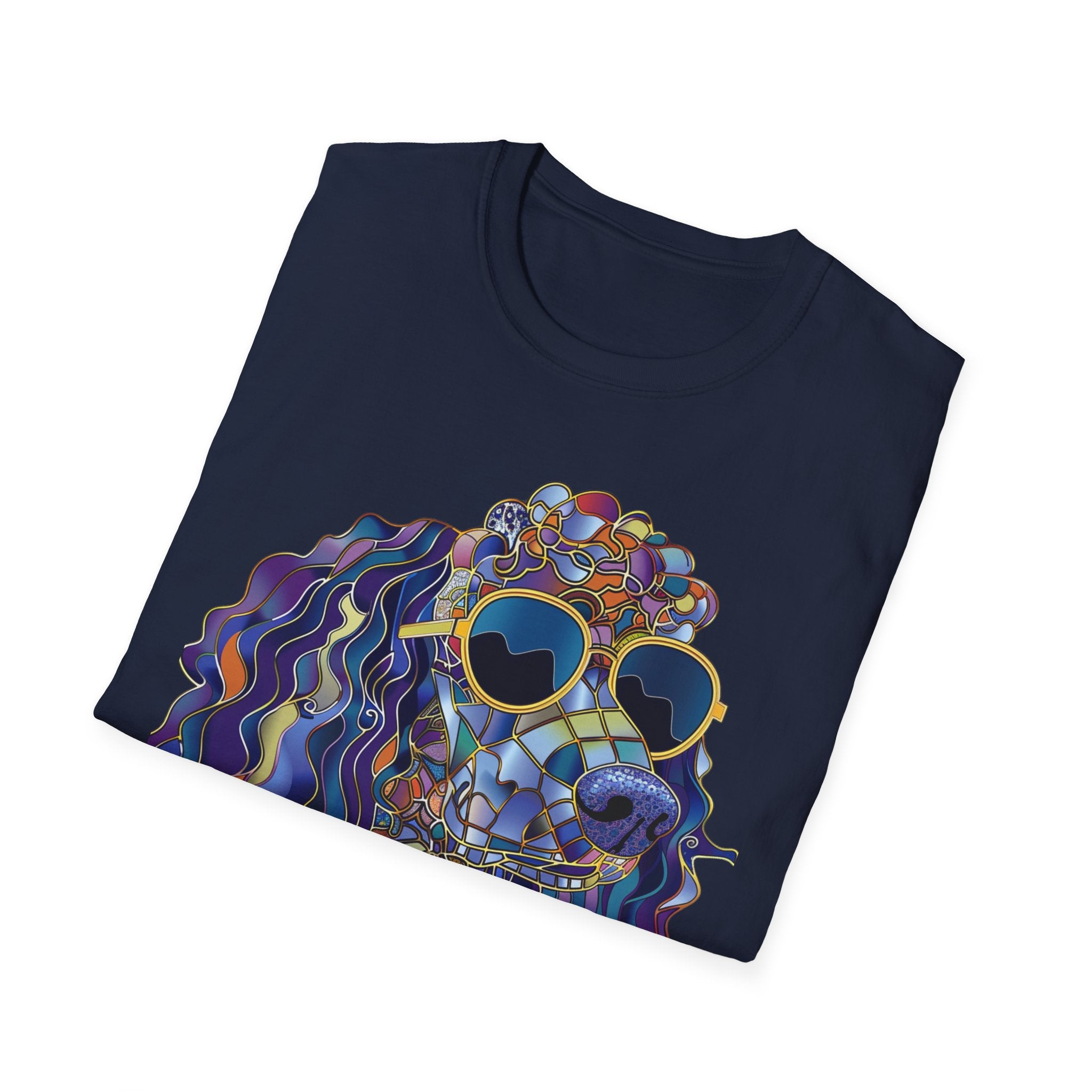 Colorful Dog Art T-Shirt, Cute Pet Lover Gift, Dog Mom Shirt, Fun Summer Tee, Unique Animal Lover Apparel