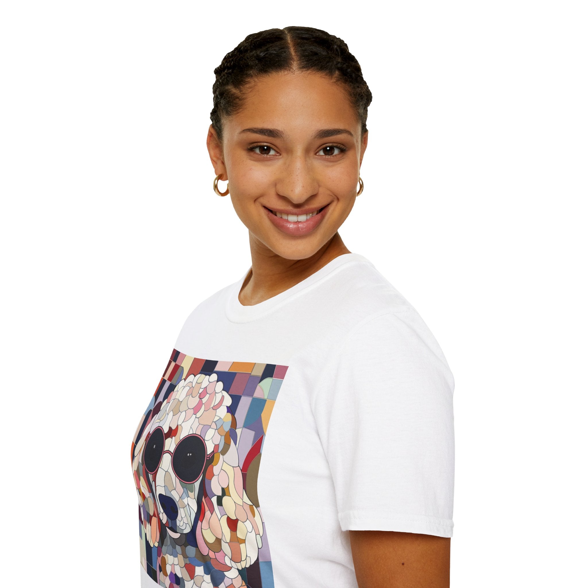 Cool Dog Art T-Shirt | Trendy Pet Lover Tee, Gift for Dog Owners, Summer Fashion, Dog Enthusiast Apparel, Casual Wear