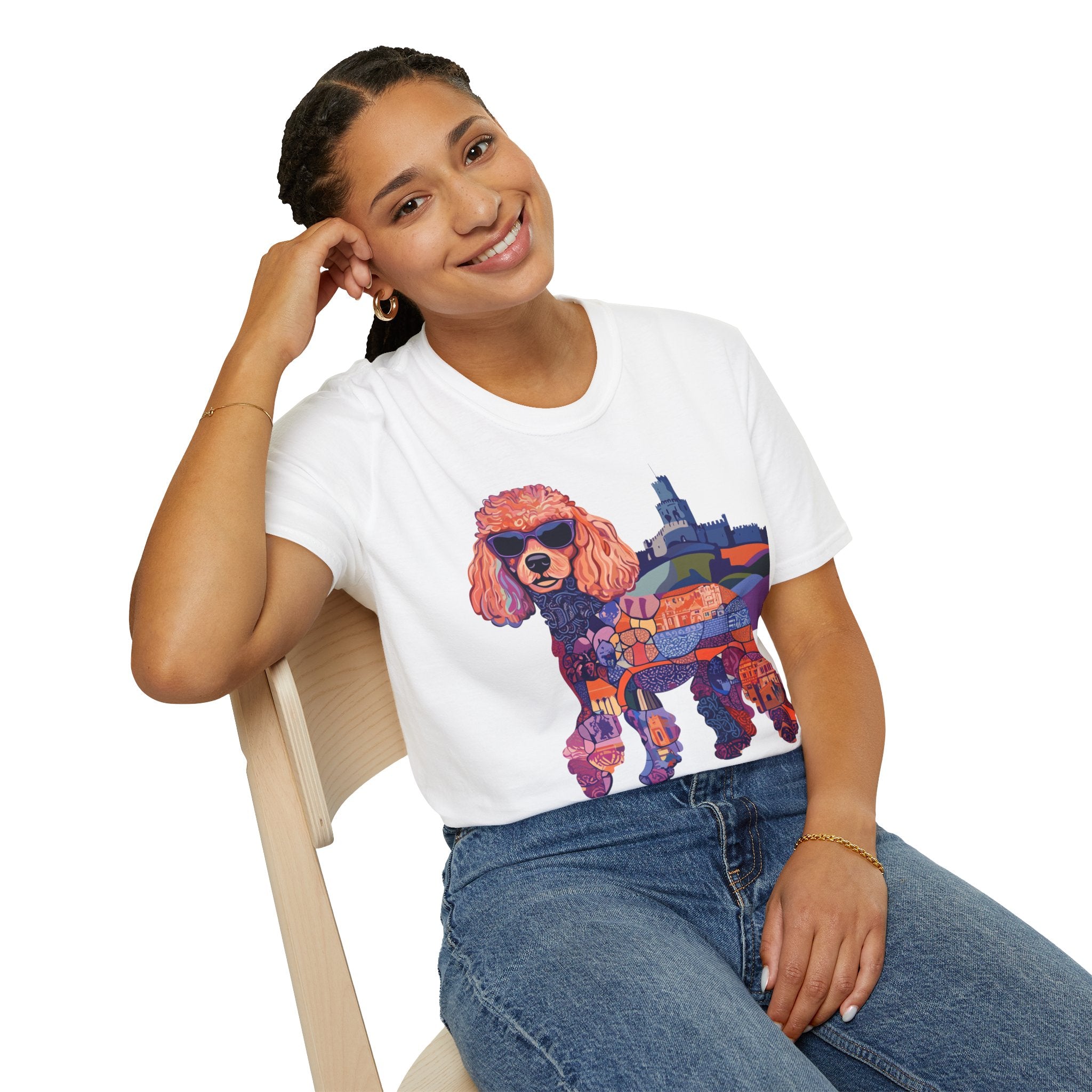 “Pawliament Heritage” Royal Mosaic Tee – Unisex Softstyle Vintage Vibes