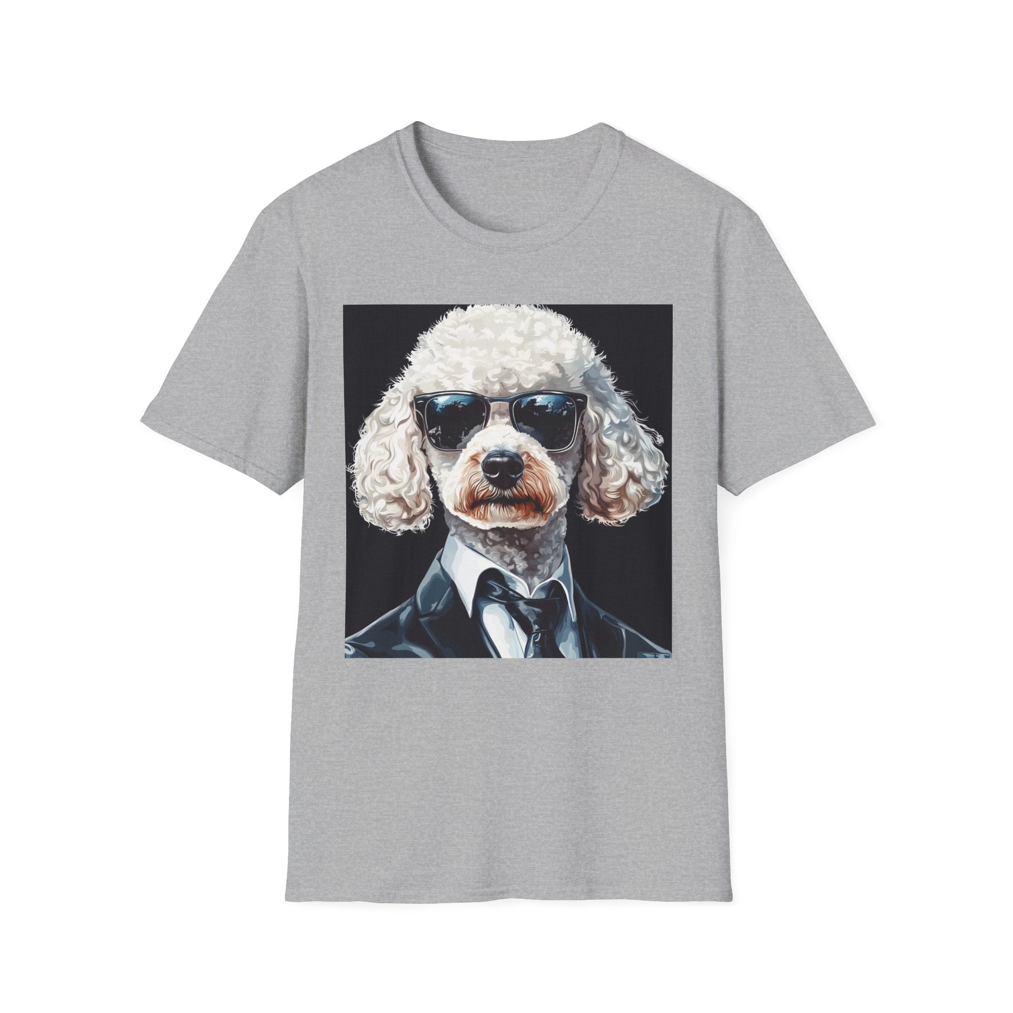 Dog in Shades Unisex T-Shirt, Funny Pet Lover Gift, Cool Dog Tee, Animal Lover Apparel, Unique Gift for Dog Owners