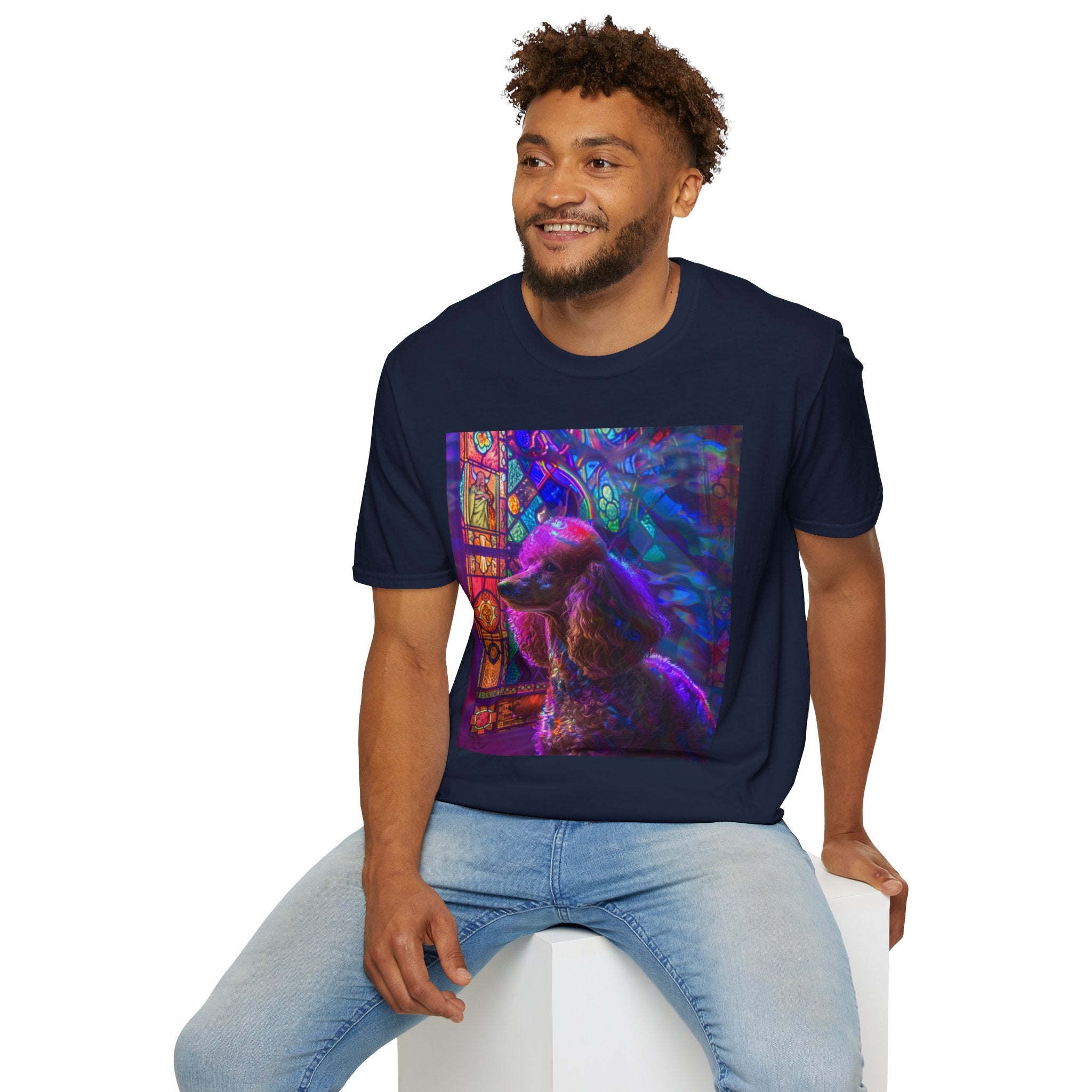 Vibrant Dog Art Unisex T-Shirt | Colorful Pet Lover Tee, Unique Gift, Casual Wear, Birthday, Dog Mom, Animal Lover Apparel