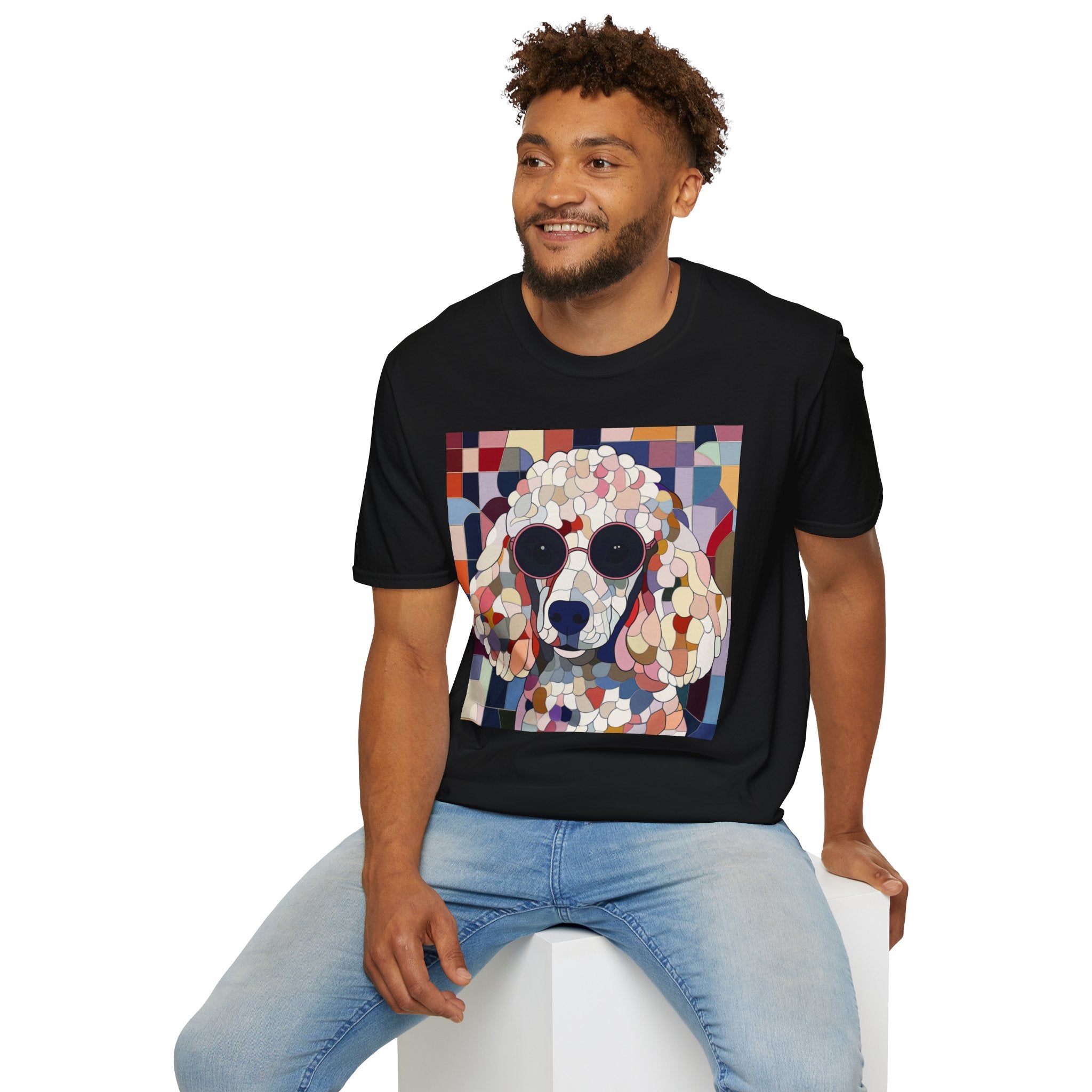 Cool Dog Art T-Shirt | Trendy Pet Lover Tee, Gift for Dog Owners, Summer Fashion, Dog Enthusiast Apparel, Casual Wear