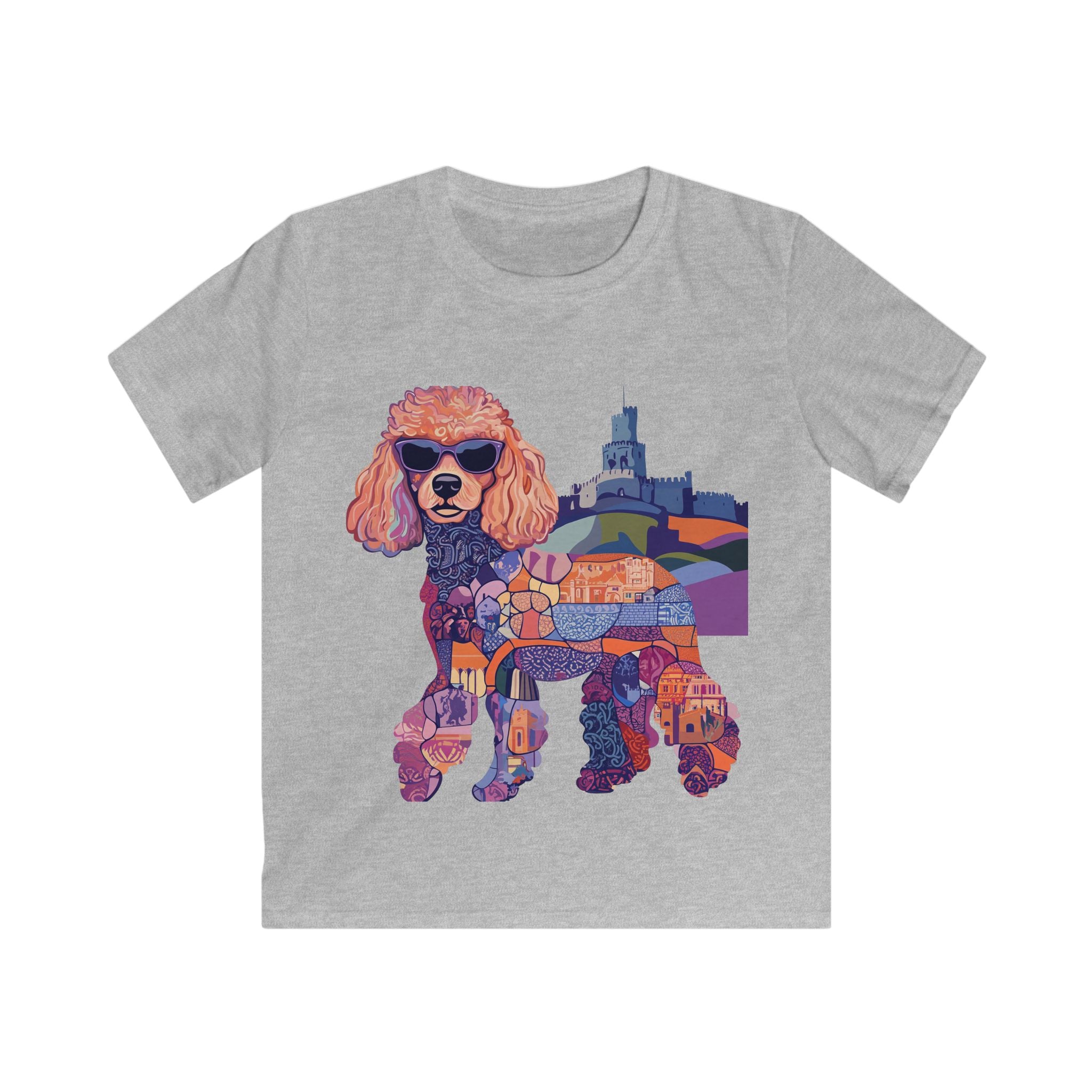 "Pawliament Pals" Royal Mosaic Kids T-Shirt – Soft & Comfy Vintage Style Tee