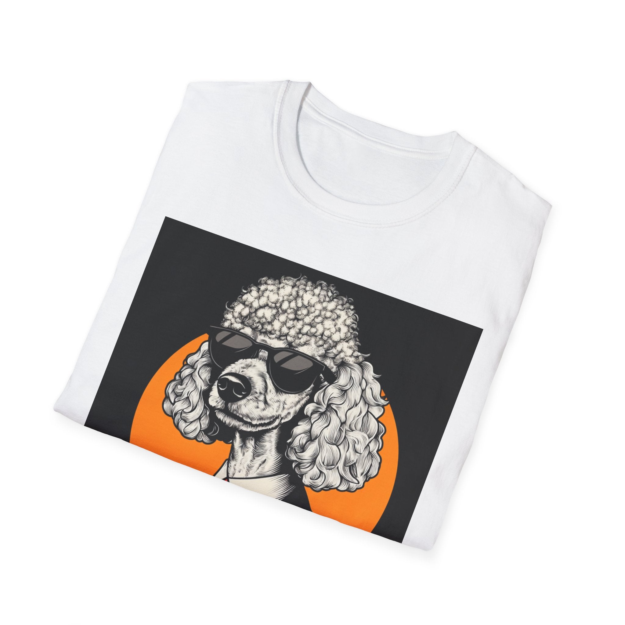 Stylish Poodle Graphic Tee, Cool Dog Lover Shirt, Funny Pet Apparel, Unisex Casual Top, Birthday Gift for Dog Owners