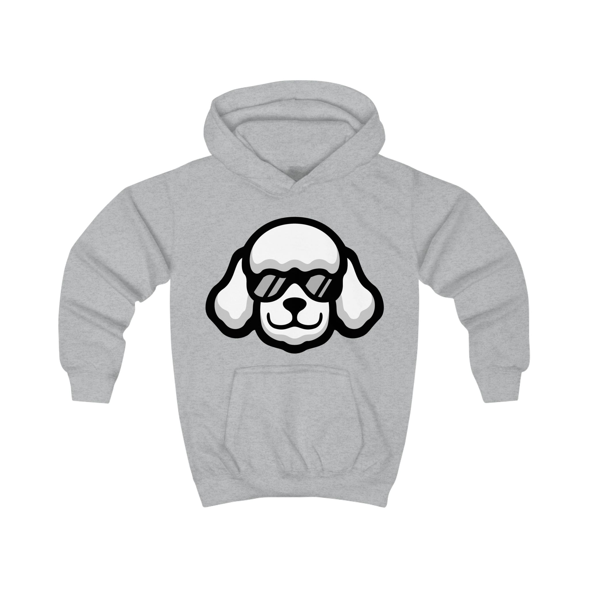 Cool Poodle Kids Hoodie – Cartoon Dog Sweatshirt | Soft, Fun Gift for Dog-Loving Kids | Poodleface Original