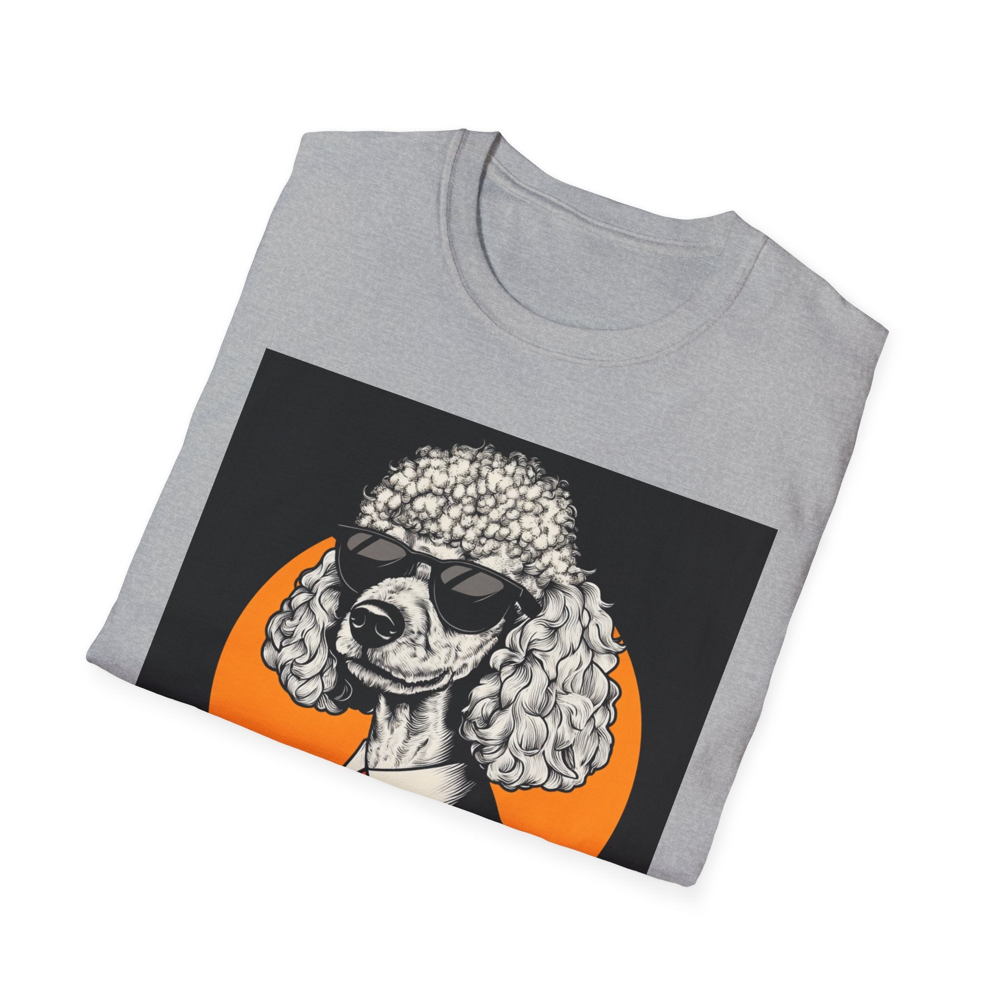 Stylish Poodle Graphic Tee, Cool Dog Lover Shirt, Funny Pet Apparel, Unisex Casual Top, Birthday Gift for Dog Owners