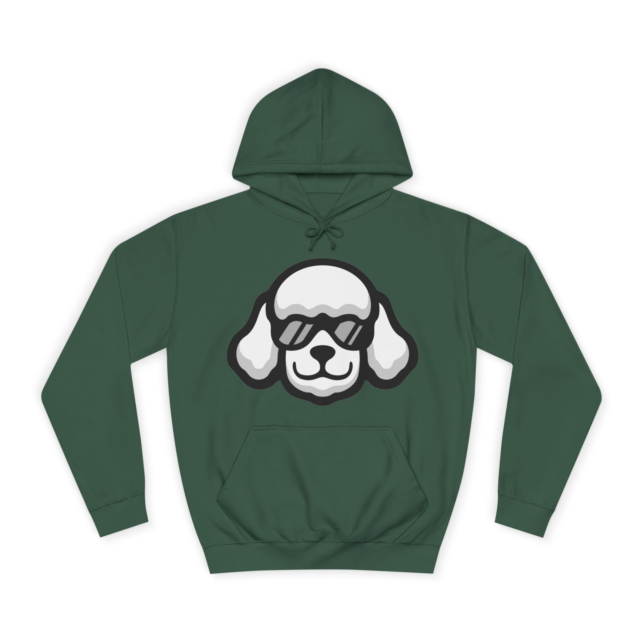 Chill Poodle Hoodie – Unisex College Hoodie | Cozy Dog-Lover Gift | Poodleface Original