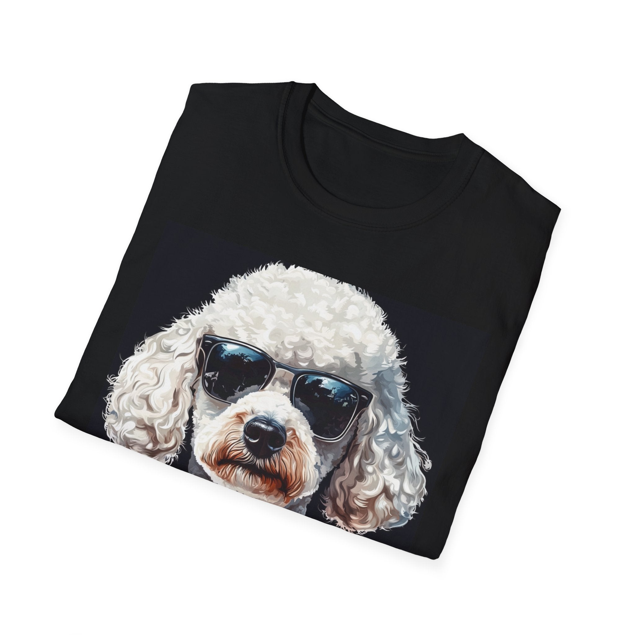 Dog in Shades Unisex T-Shirt, Funny Pet Lover Gift, Cool Dog Tee, Animal Lover Apparel, Unique Gift for Dog Owners