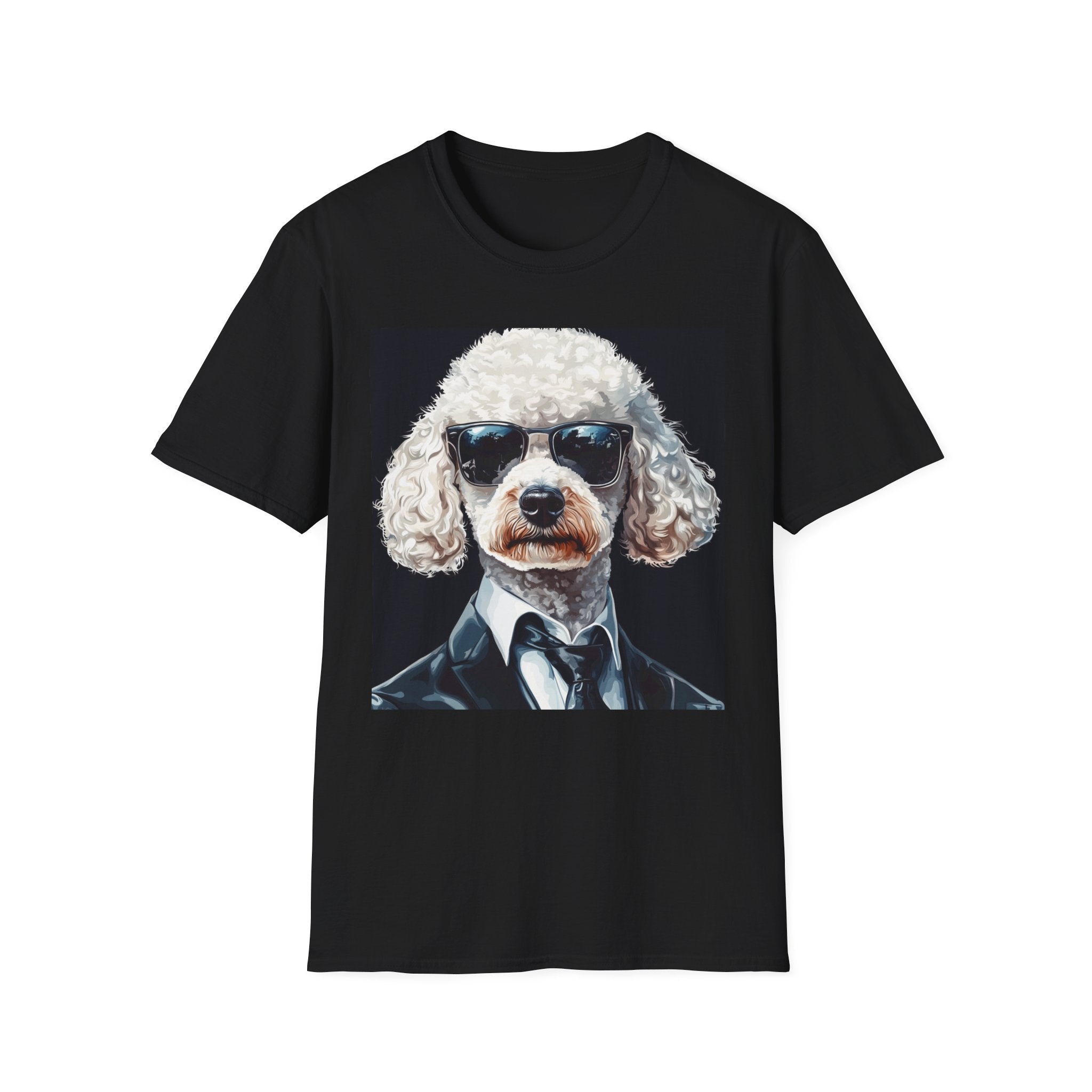 Dog in Shades Unisex T-Shirt, Funny Pet Lover Gift, Cool Dog Tee, Animal Lover Apparel, Unique Gift for Dog Owners
