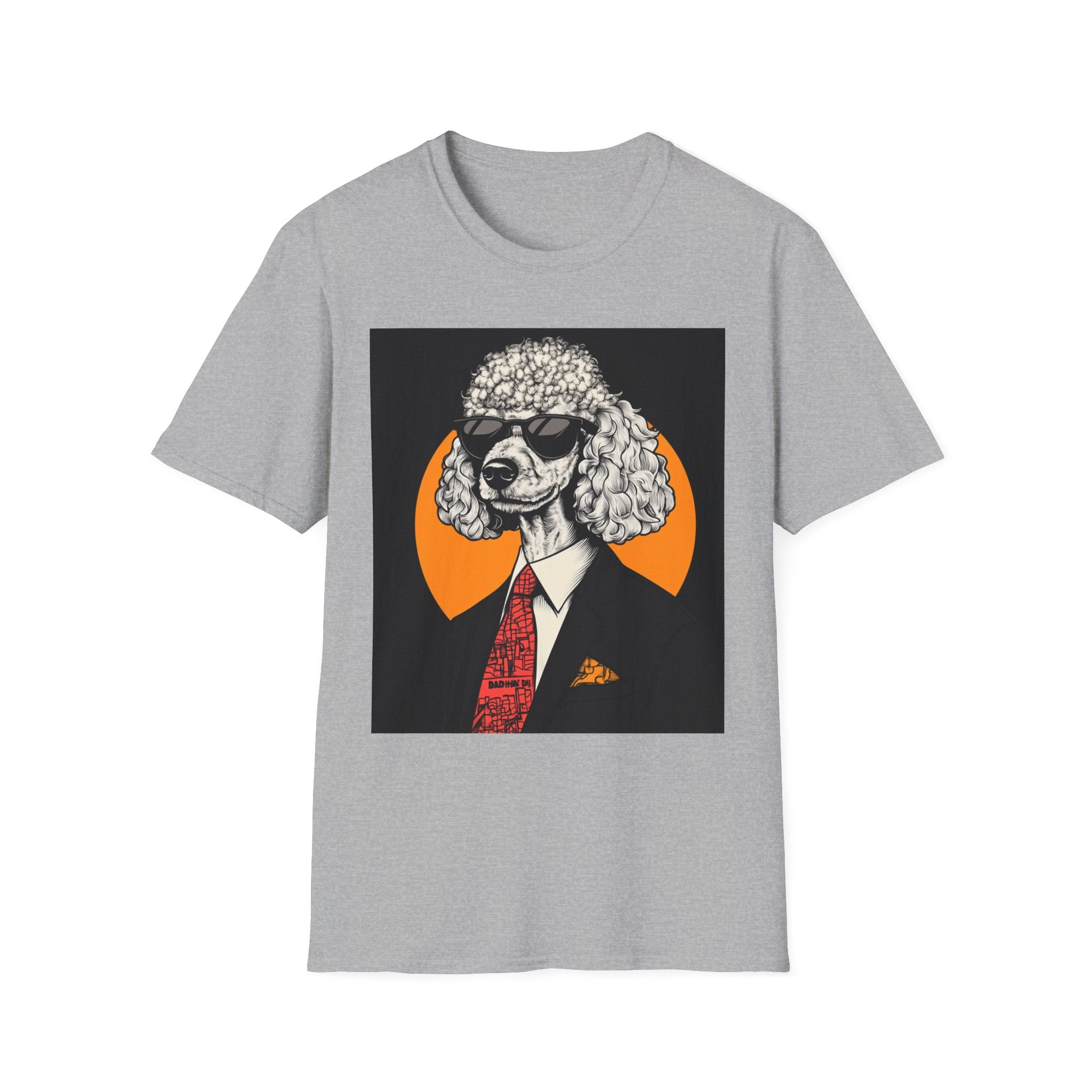 Stylish Poodle Graphic Tee, Cool Dog Lover Shirt, Funny Pet Apparel, Unisex Casual Top, Birthday Gift for Dog Owners