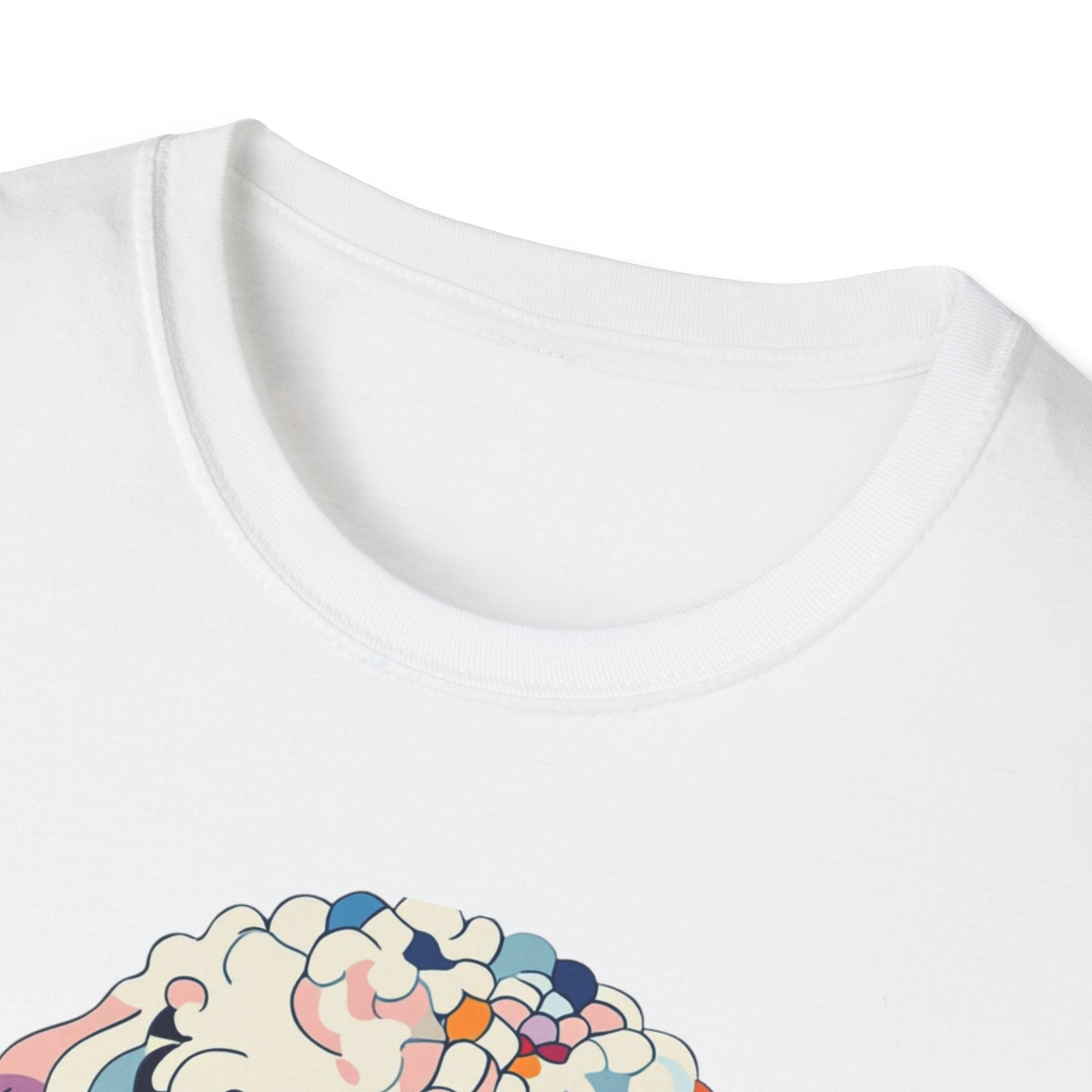 Colorful Dog Art Unisex T-Shirt, Pet Lover Gift, Unique Graphic Tee, Cute Dog Apparel, Fun Casual Wear, Dog Mom Shirt