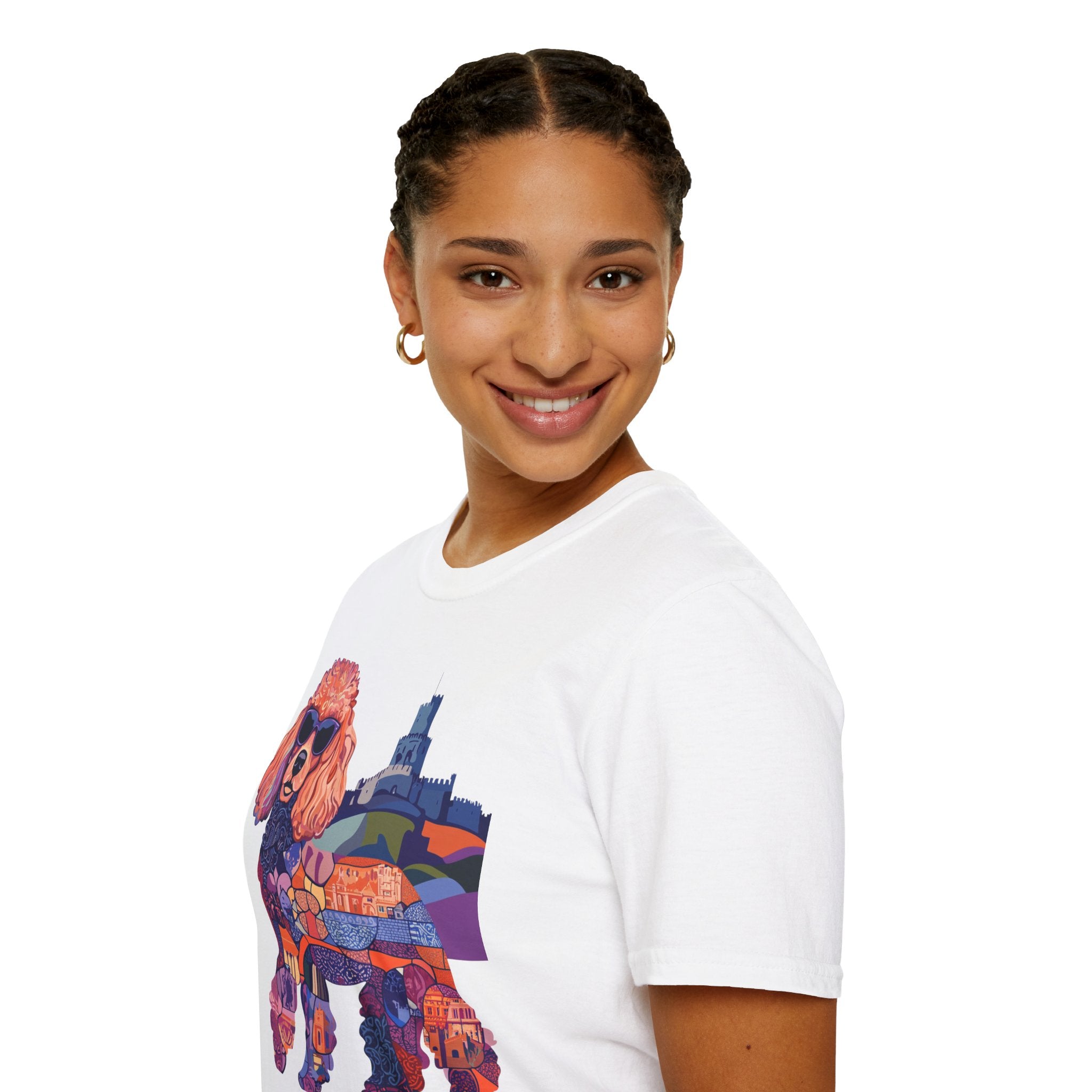 “Pawliament Heritage” Royal Mosaic Tee – Unisex Softstyle Vintage Vibes