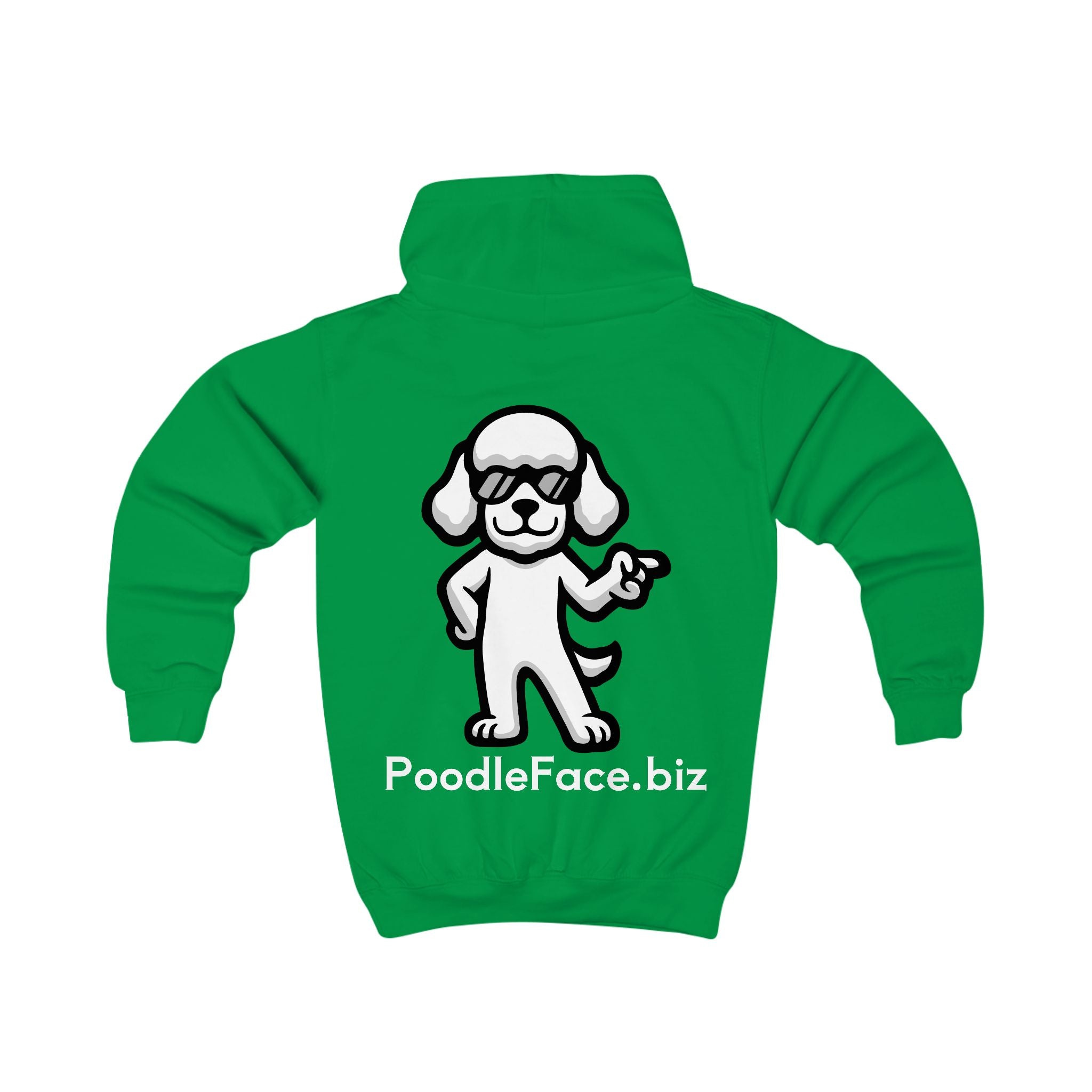 Cool Poodle Kids Hoodie – Cartoon Dog Sweatshirt | Soft, Fun Gift for Dog-Loving Kids | Poodleface Original