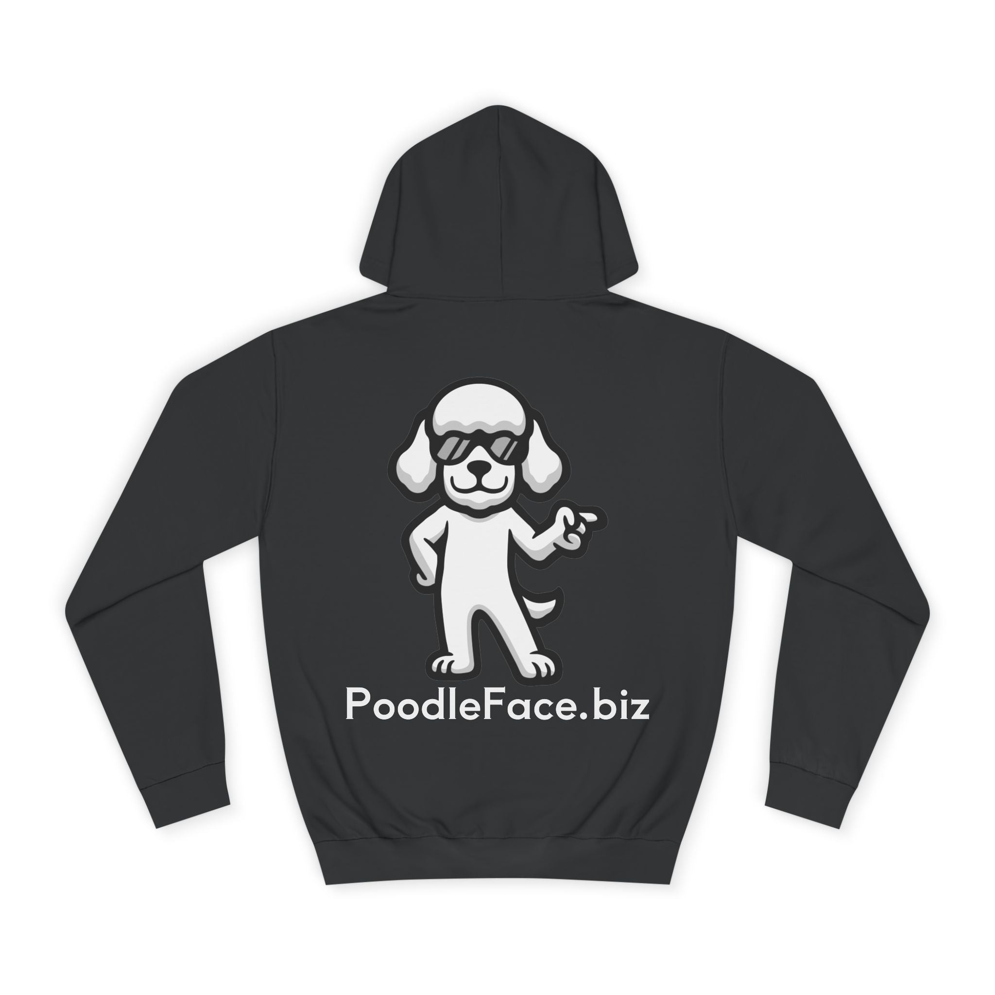 Chill Poodle Hoodie – Unisex College Hoodie | Cozy Dog-Lover Gift | Poodleface Original