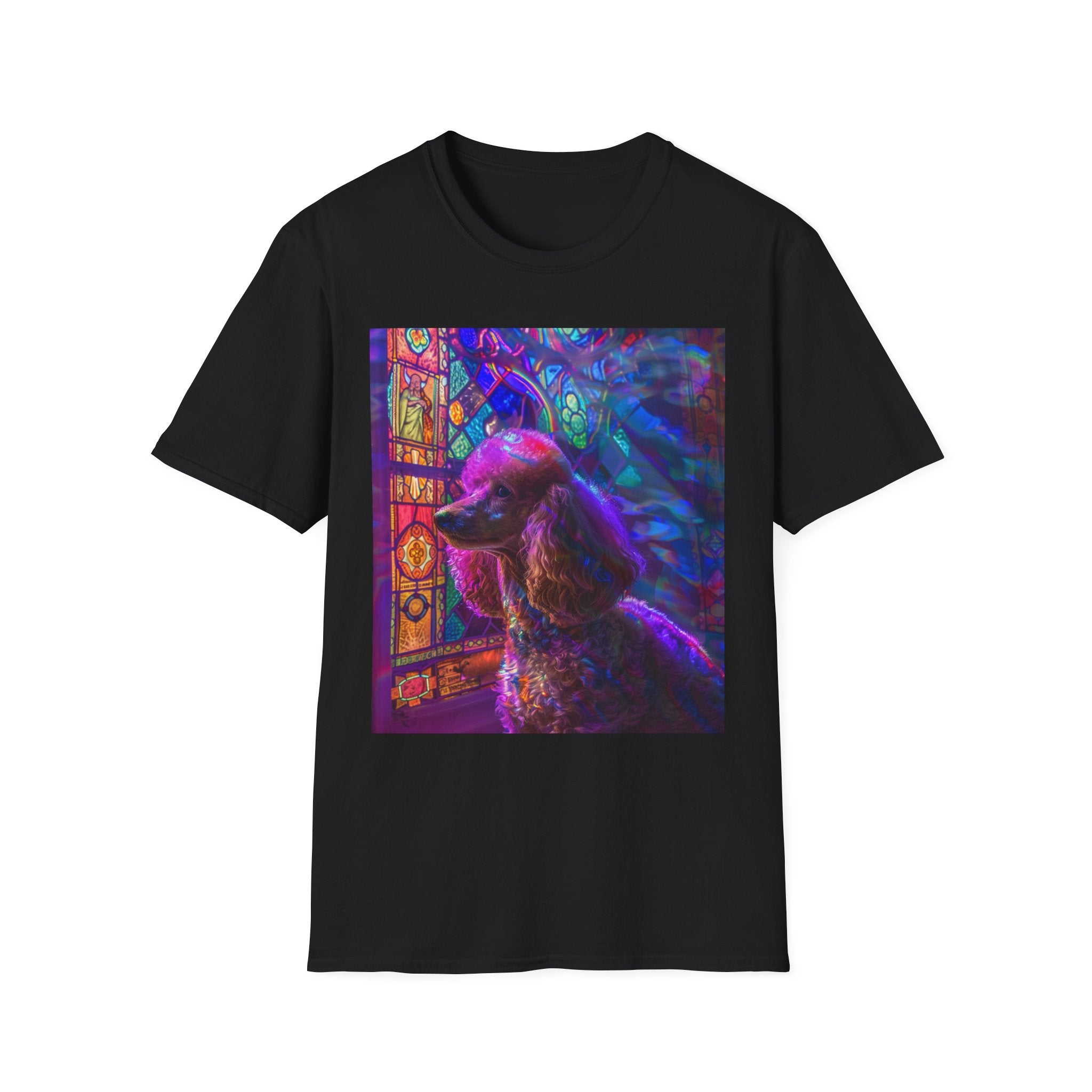 Vibrant Dog Art Unisex T-Shirt | Colorful Pet Lover Tee, Unique Gift, Casual Wear, Birthday, Dog Mom, Animal Lover Apparel
