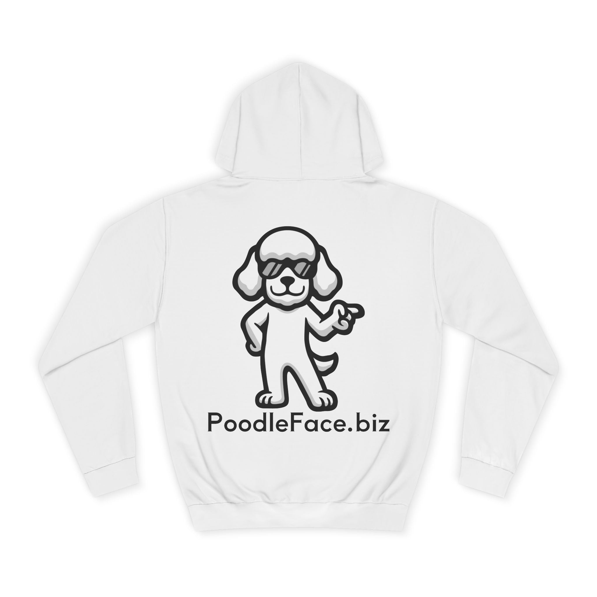 Chill Poodle Hoodie – Unisex College Hoodie | Cozy Dog-Lover Gift | Poodleface Original