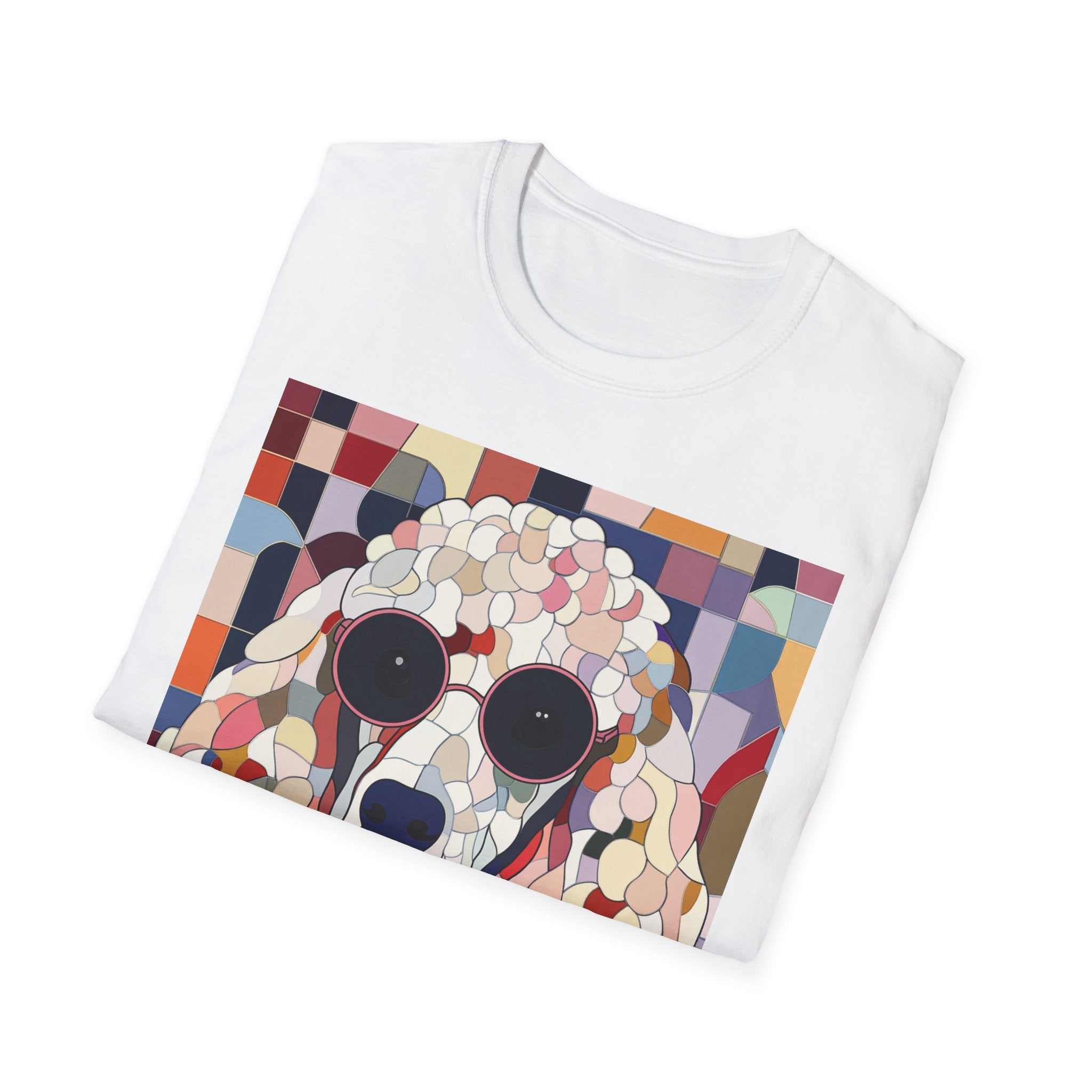 Cool Dog Art T-Shirt | Trendy Pet Lover Tee, Gift for Dog Owners, Summer Fashion, Dog Enthusiast Apparel, Casual Wear