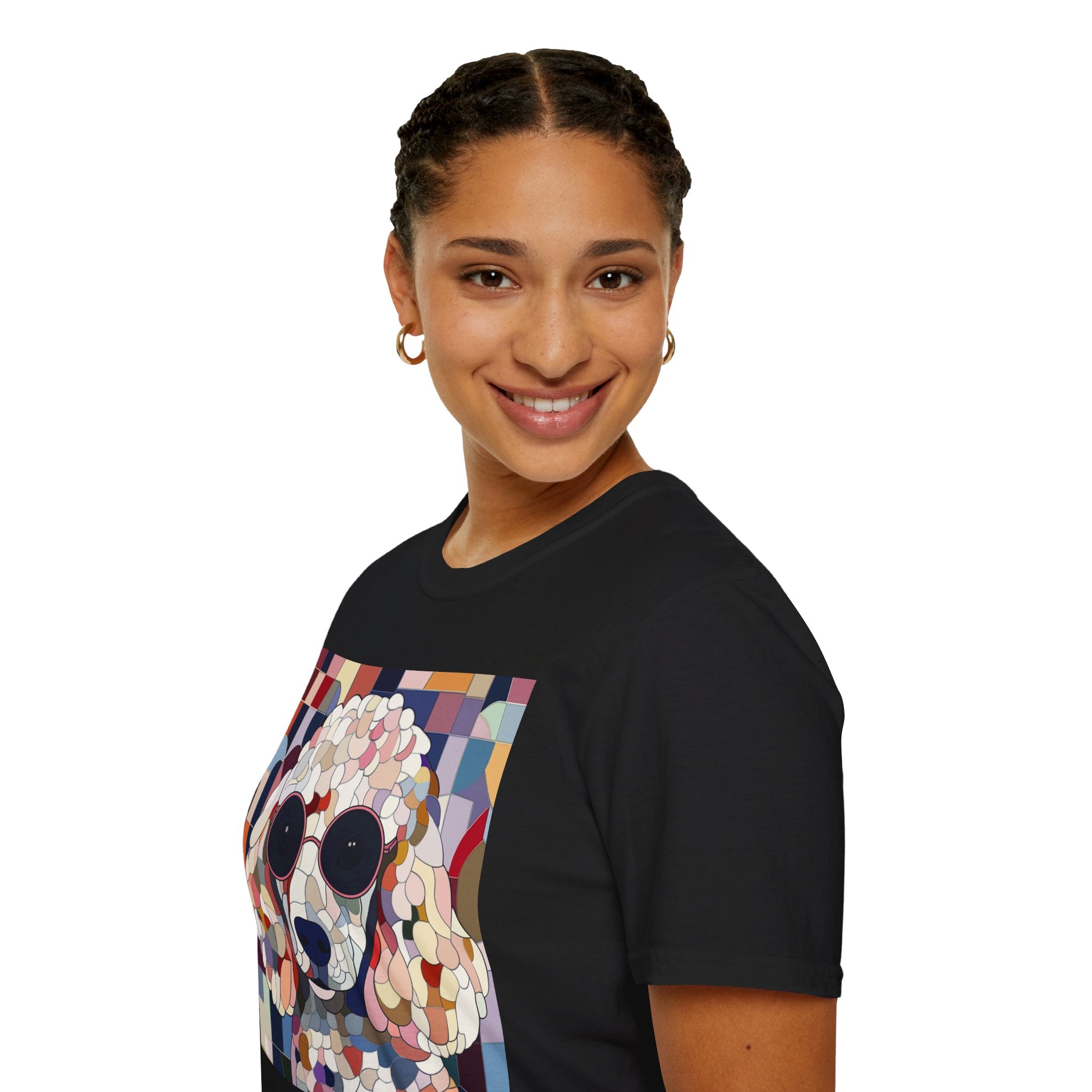 Cool Dog Art T-Shirt | Trendy Pet Lover Tee, Gift for Dog Owners, Summer Fashion, Dog Enthusiast Apparel, Casual Wear